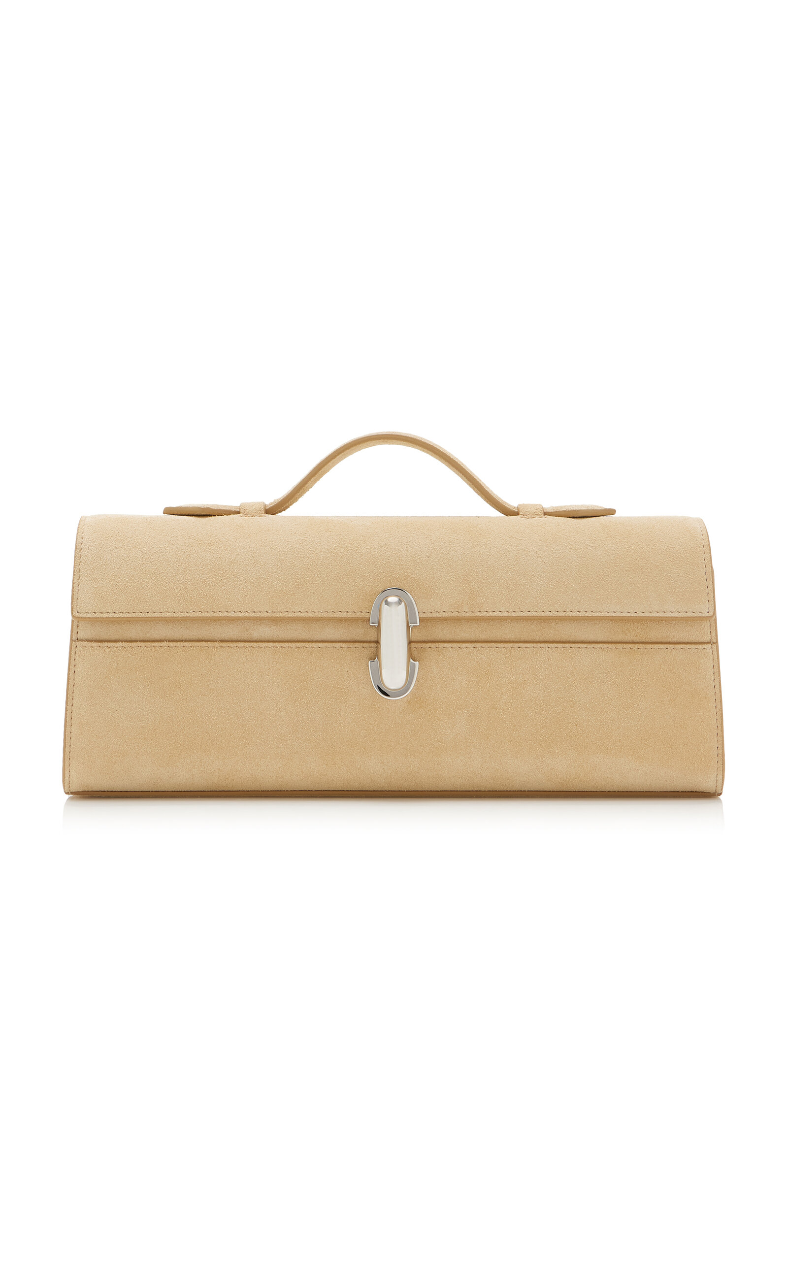 Savette The Slim Symmetry Suede Pochette
