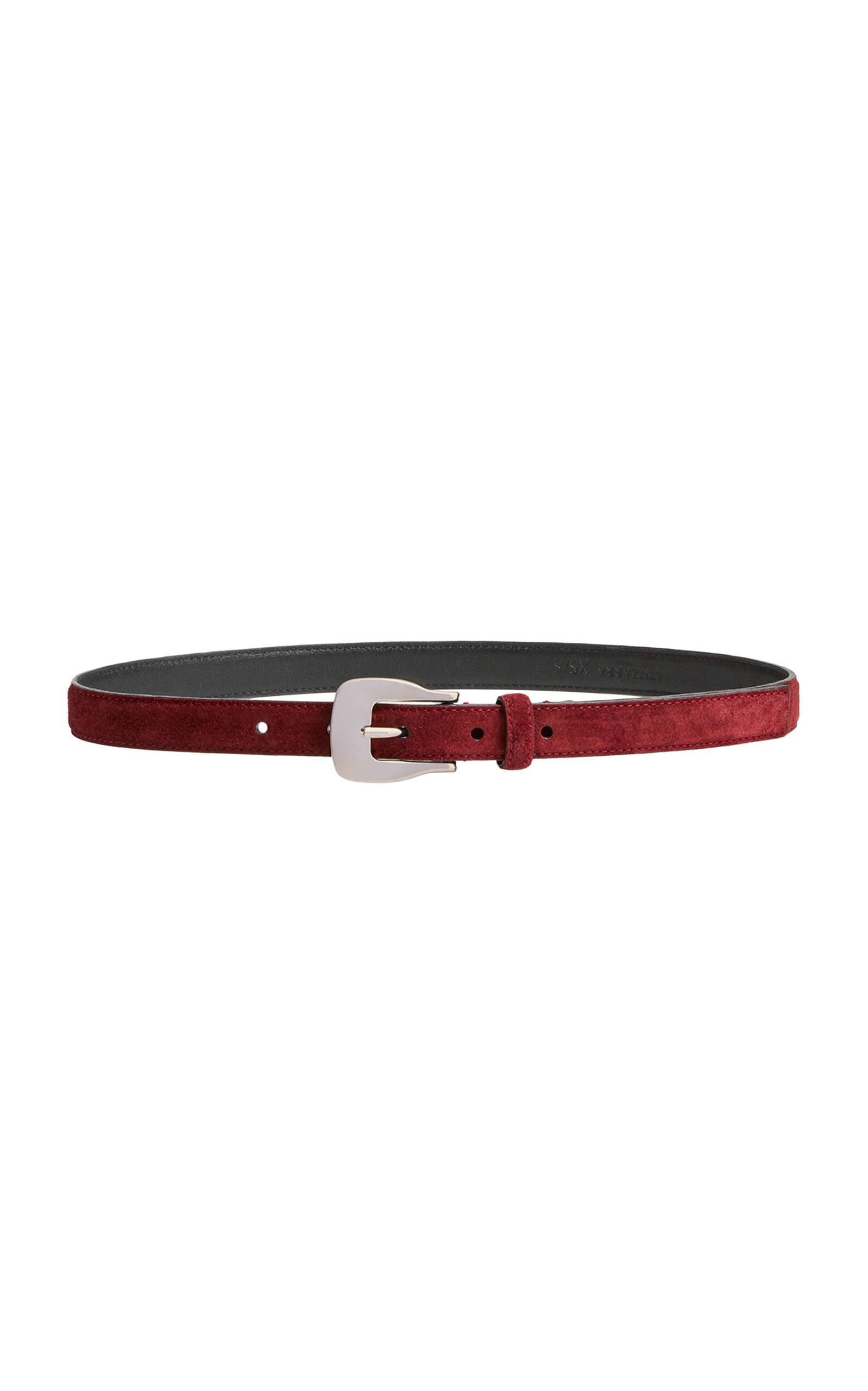 Altuzarra Square Buckle Belt - Burgundy