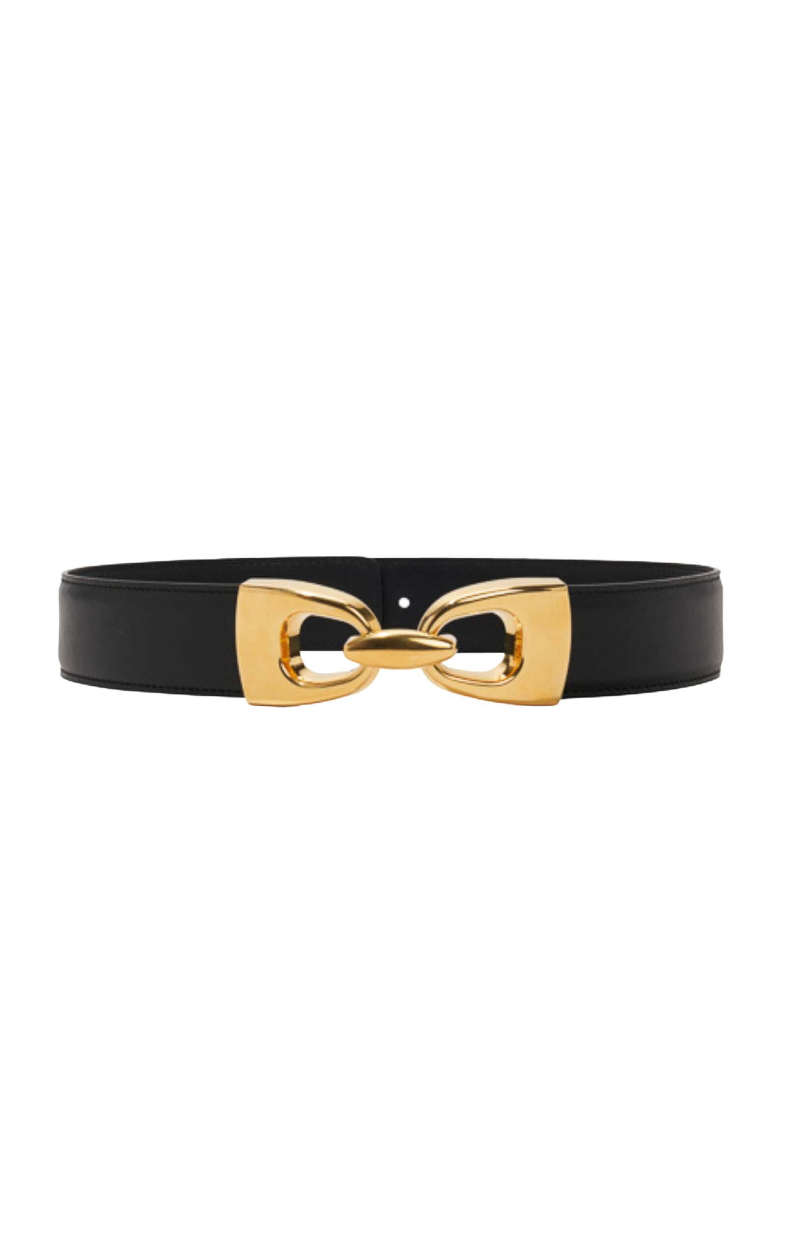 Altuzarra Horsebit Leather Belt In Black