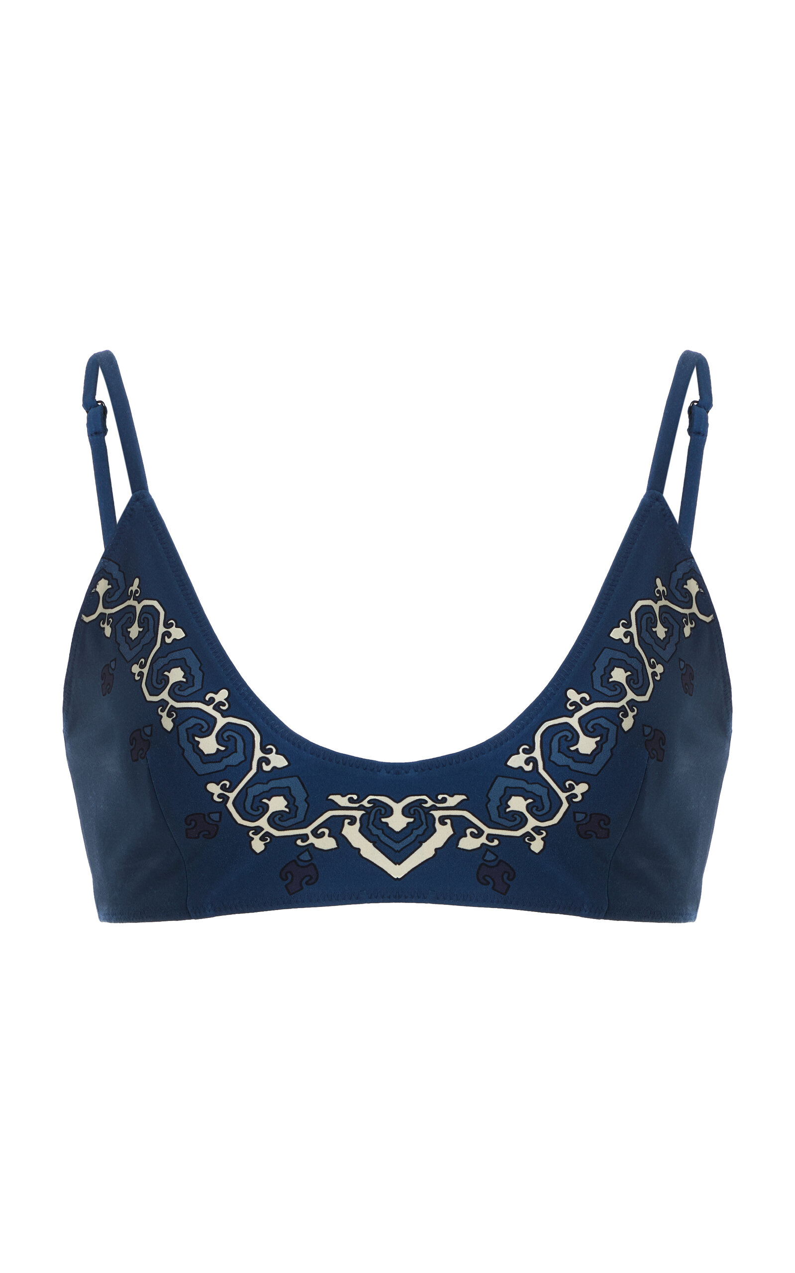 Sea Blaise Printed Bikini Top