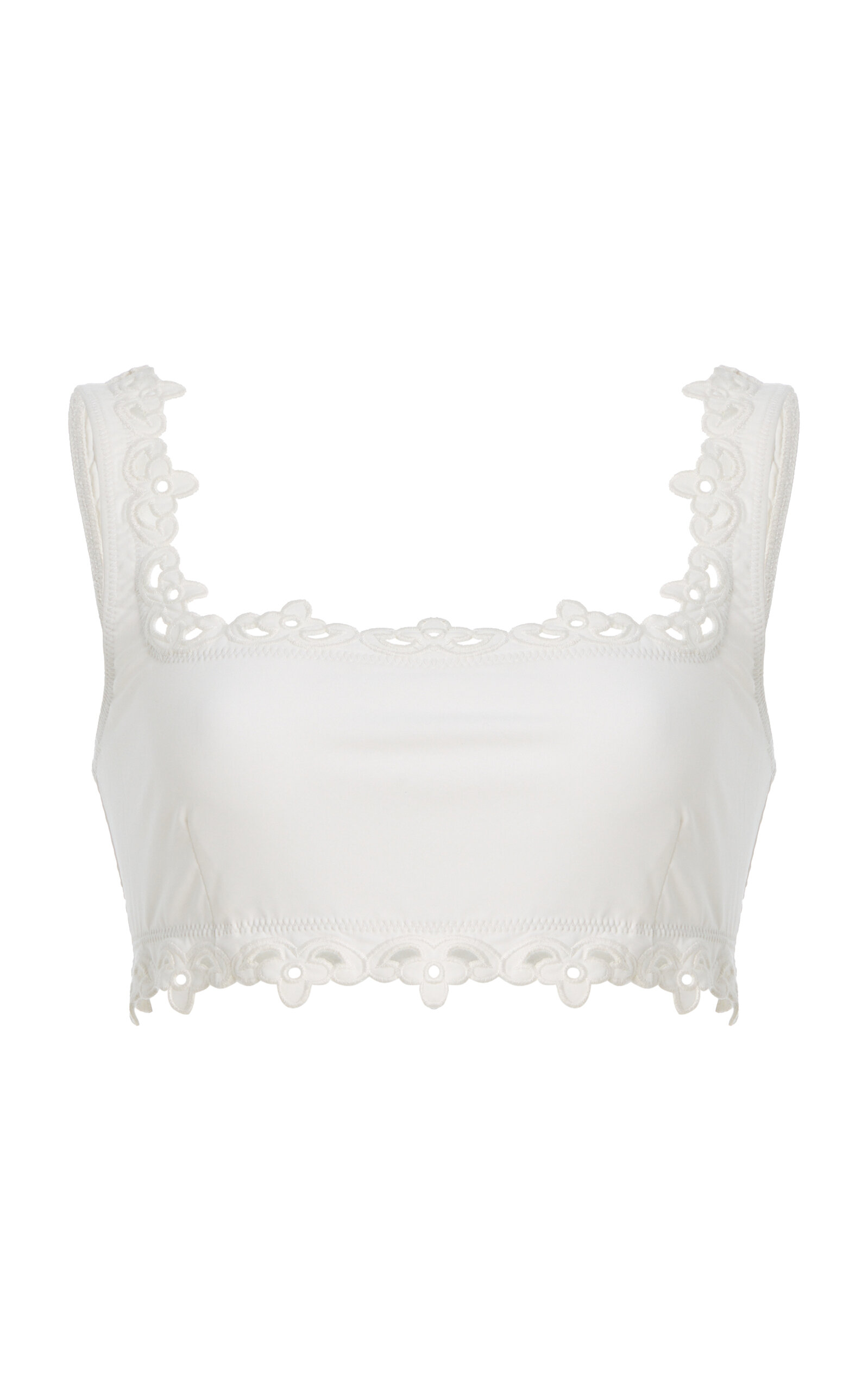 Sea Leila Eyelet Bikini Top