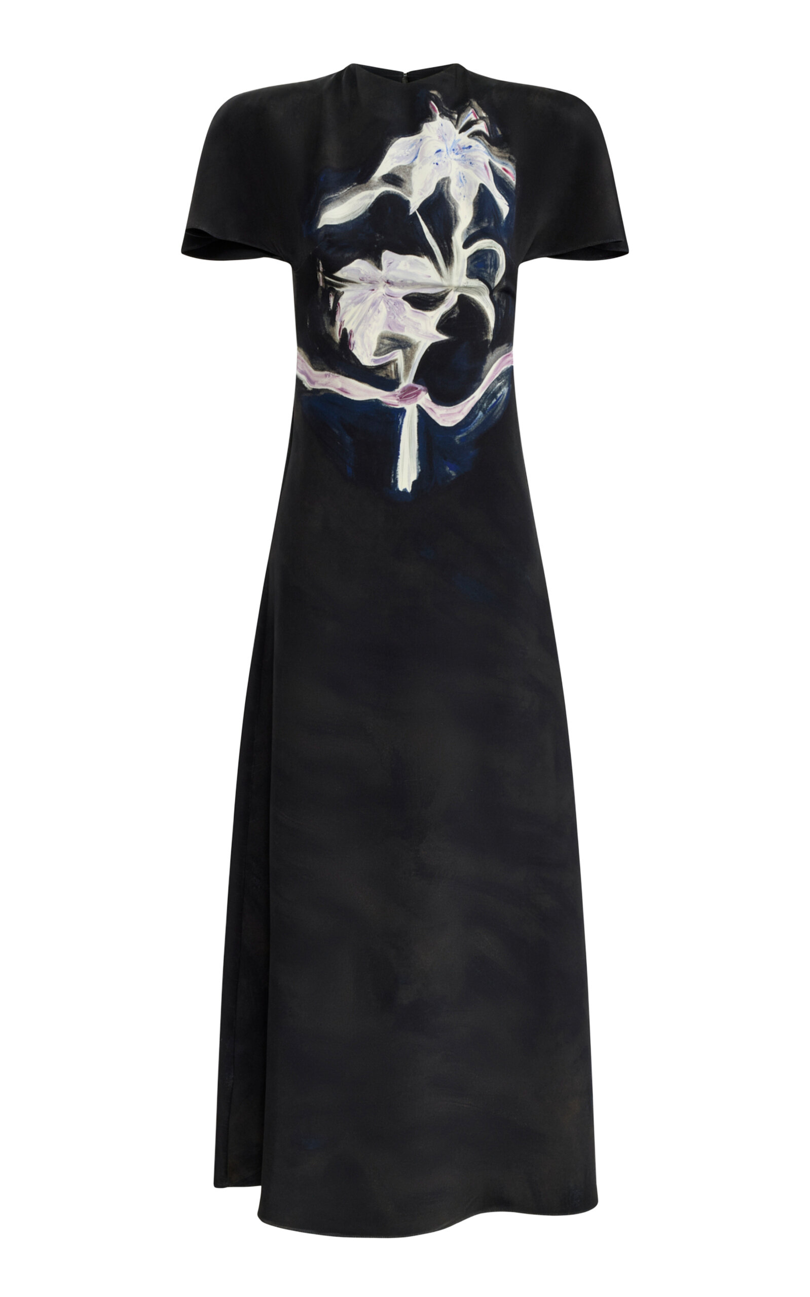Altuzarra Daisy Silk Maxi Dress In Black