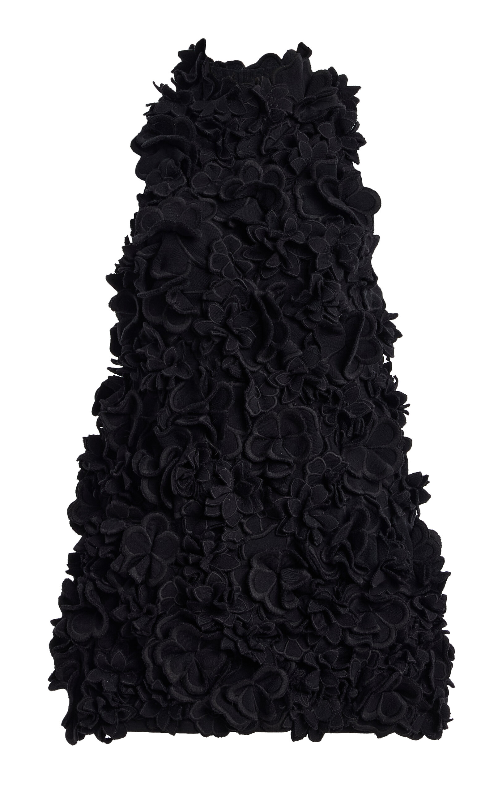 Altuzarra Sigourney Floral Textured Top In Black