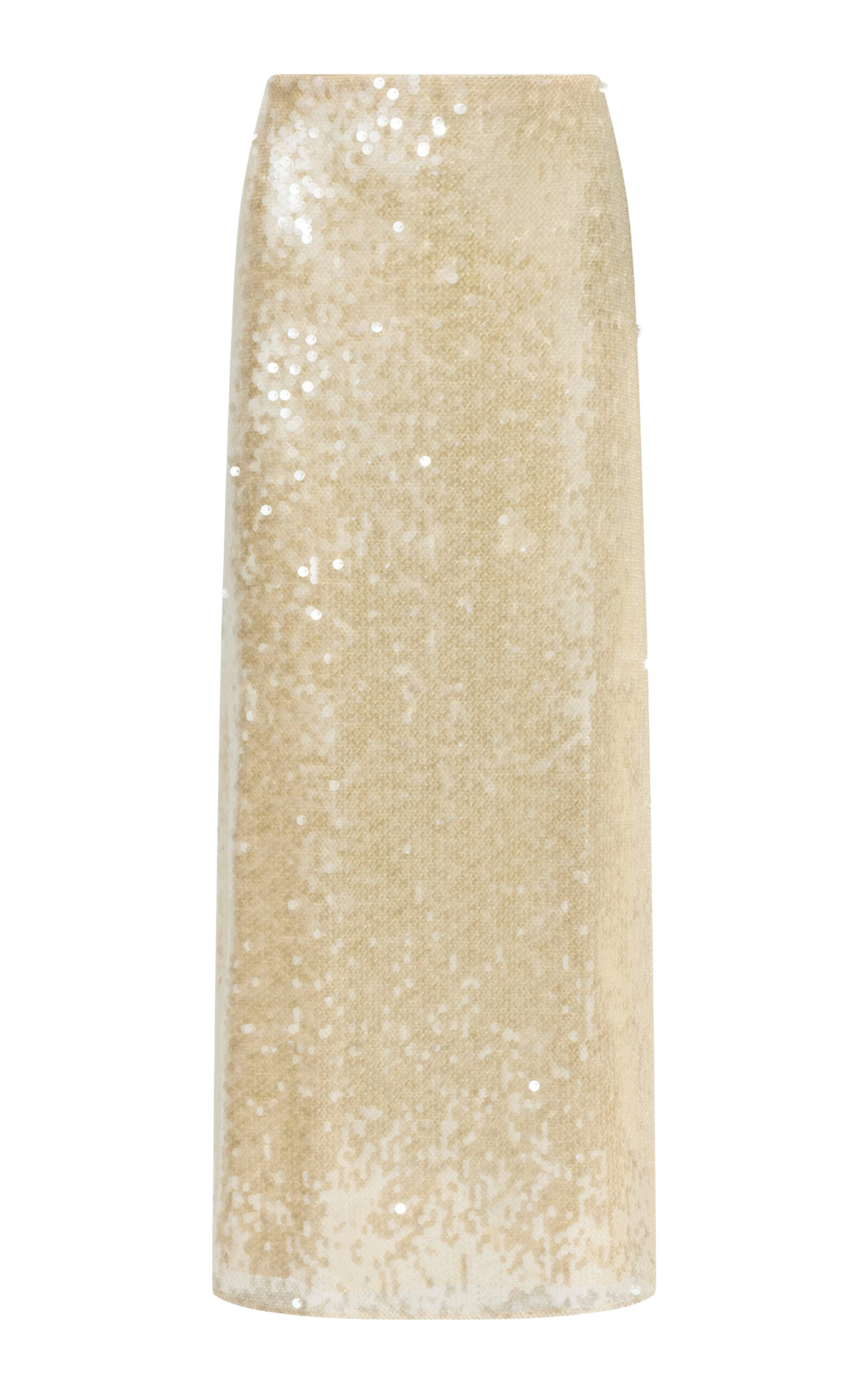 Altuzarra Linnie Sequined Maxi Skirt In Metallic