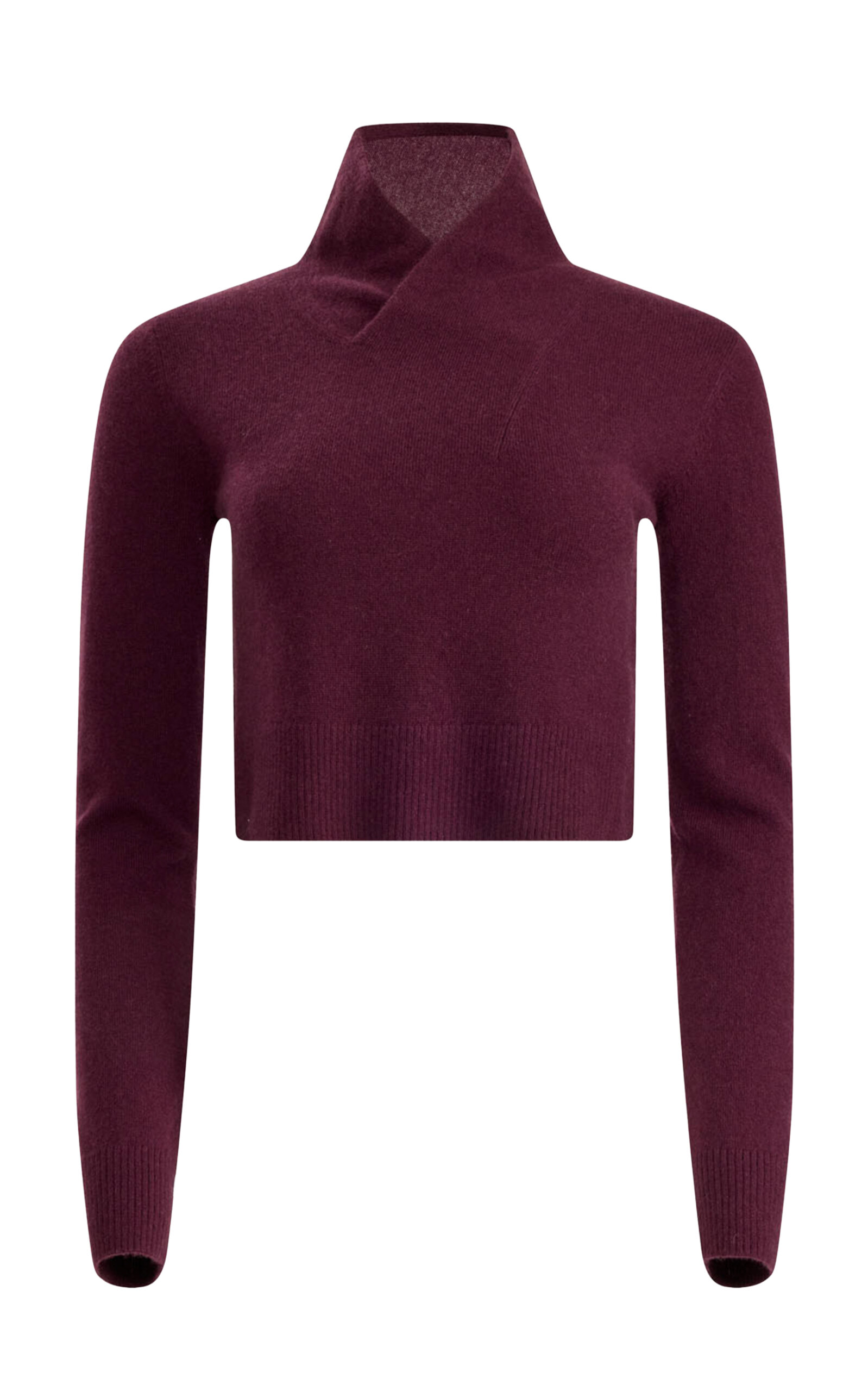 Altuzarra Oates Cropped Cashmere Sweater In Pink