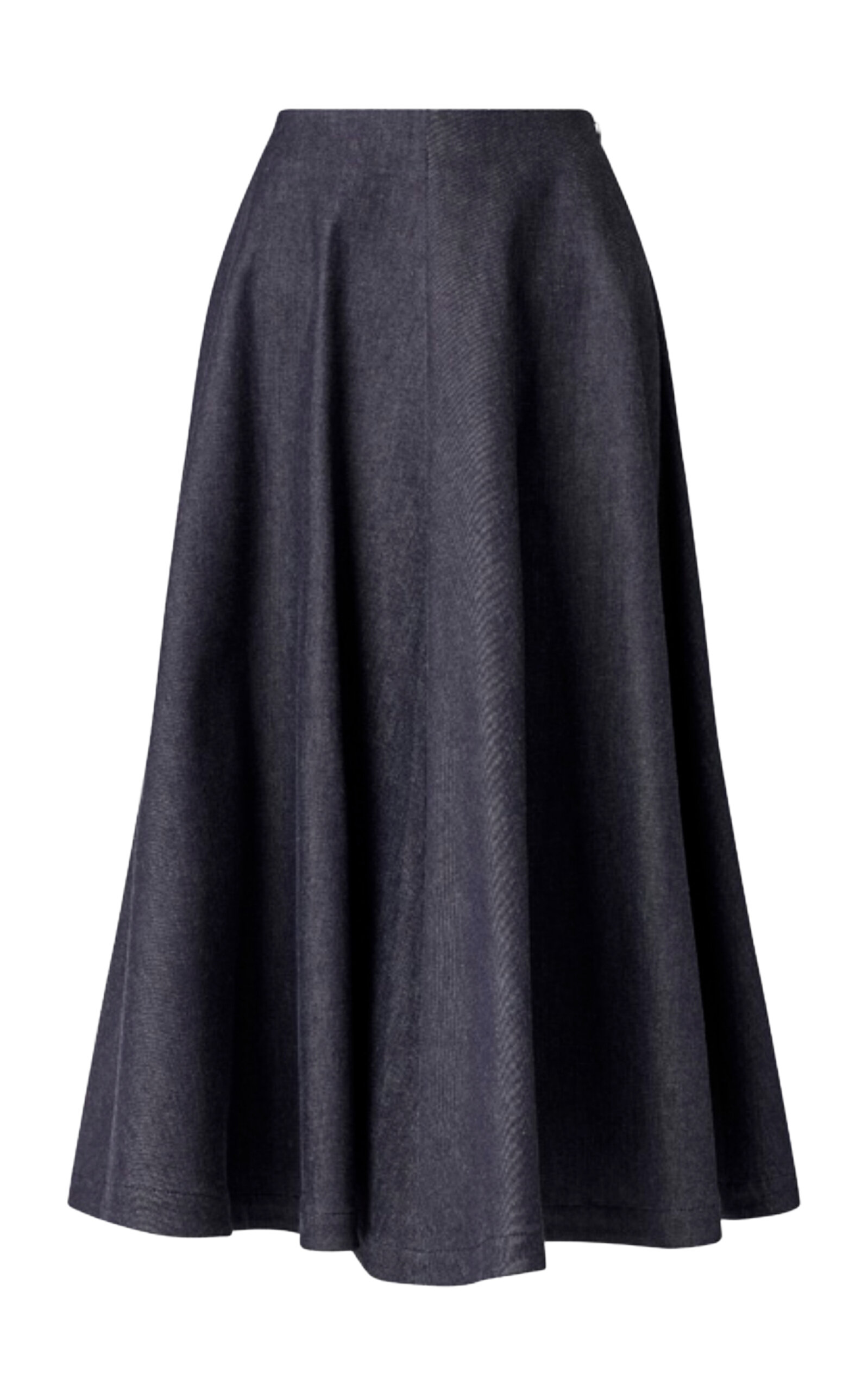 Altuzarra Varda Denim Midi Skirt - Navy