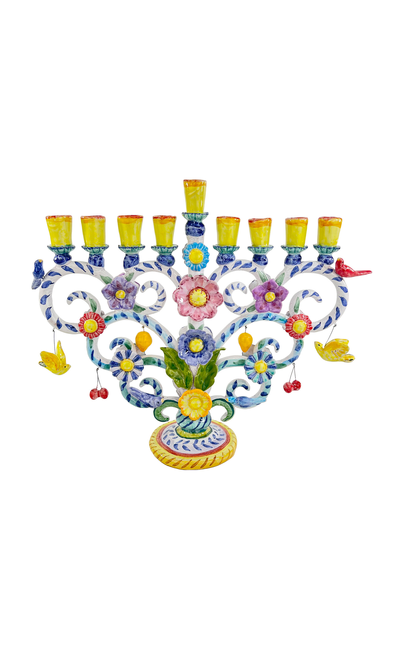 Liz Lauter Tree Of Life Menorah In Multi