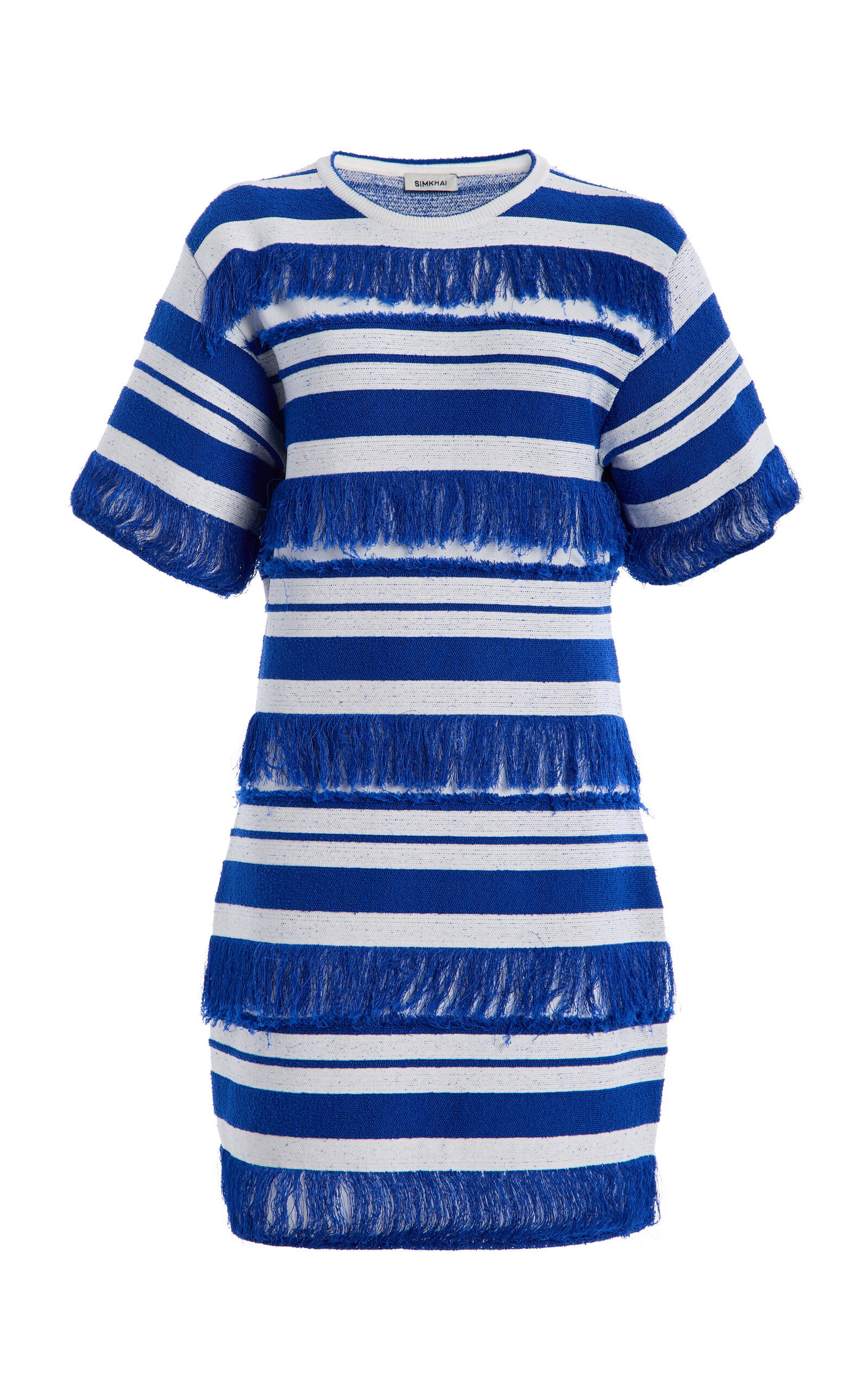 SIMKHAI Torrance Oversized Knit Tunic - Blue
