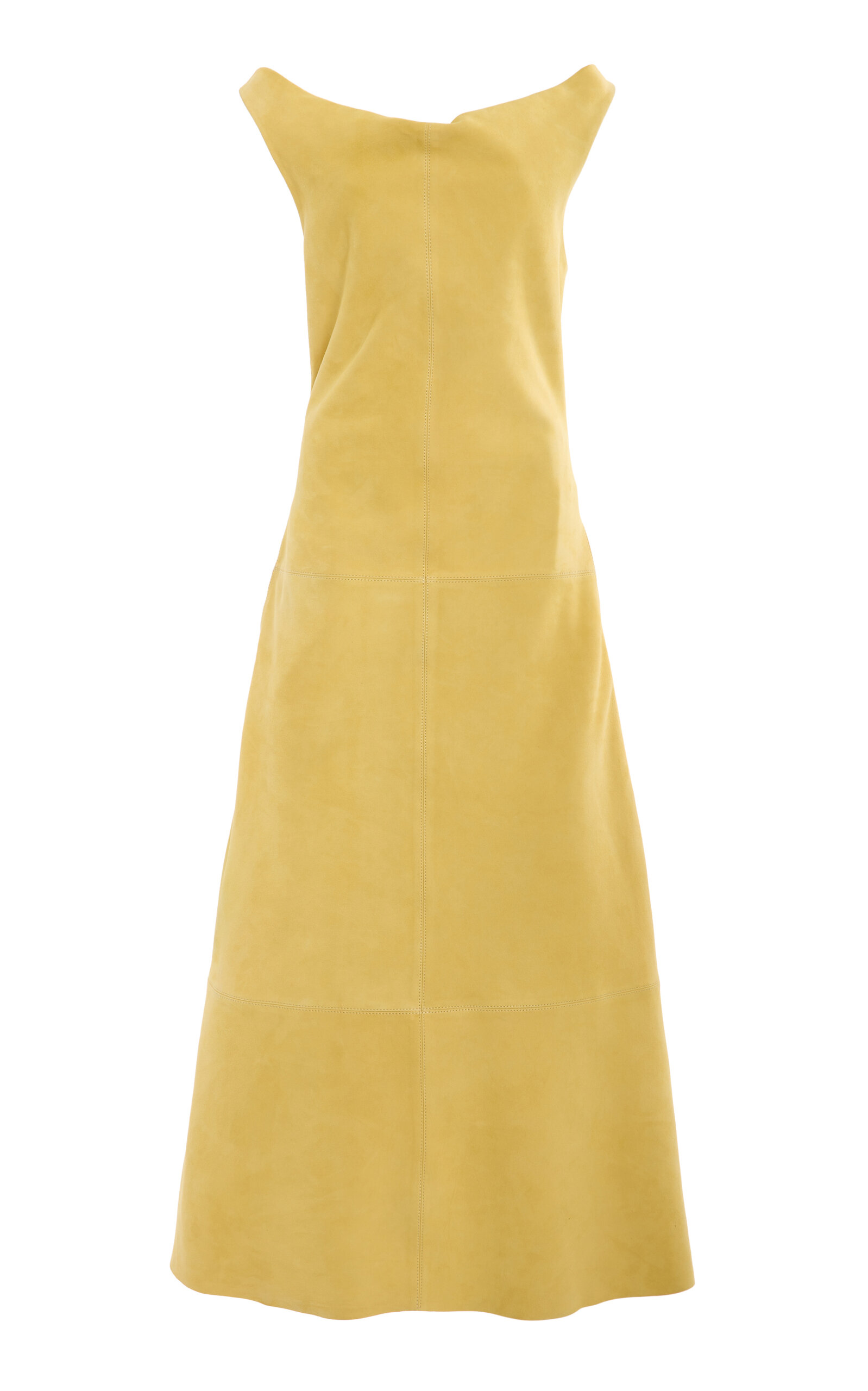 SIMKHAI Bridger Suede Midi Dress