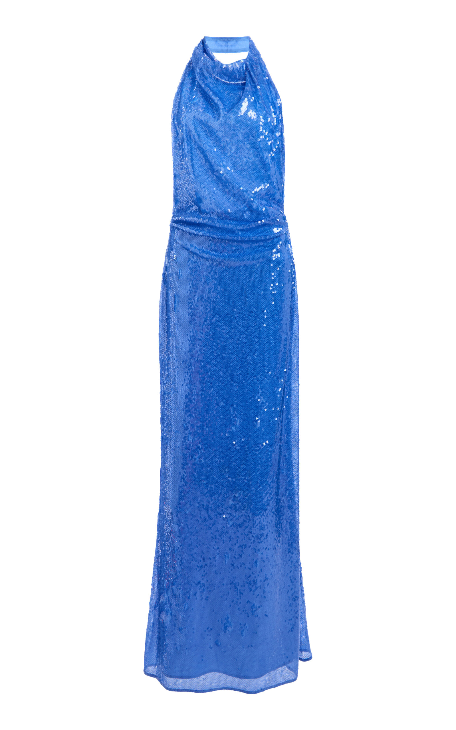 SIMKHAI Reannon Draped Gown - Blue
