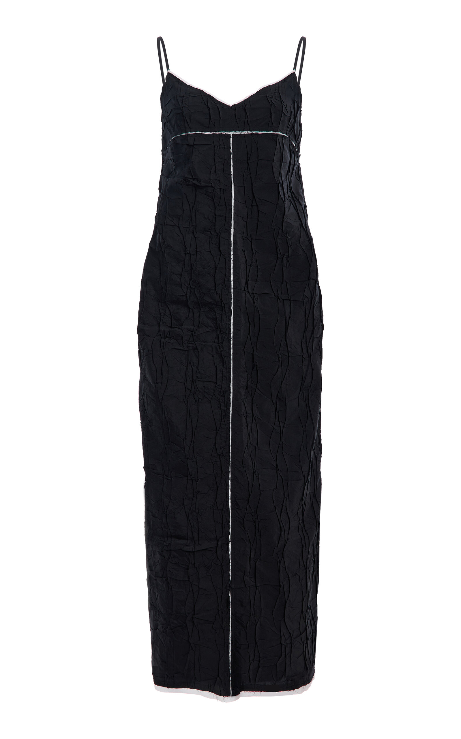 Simkhai Leah Cotton-blend Midi Dress In Black