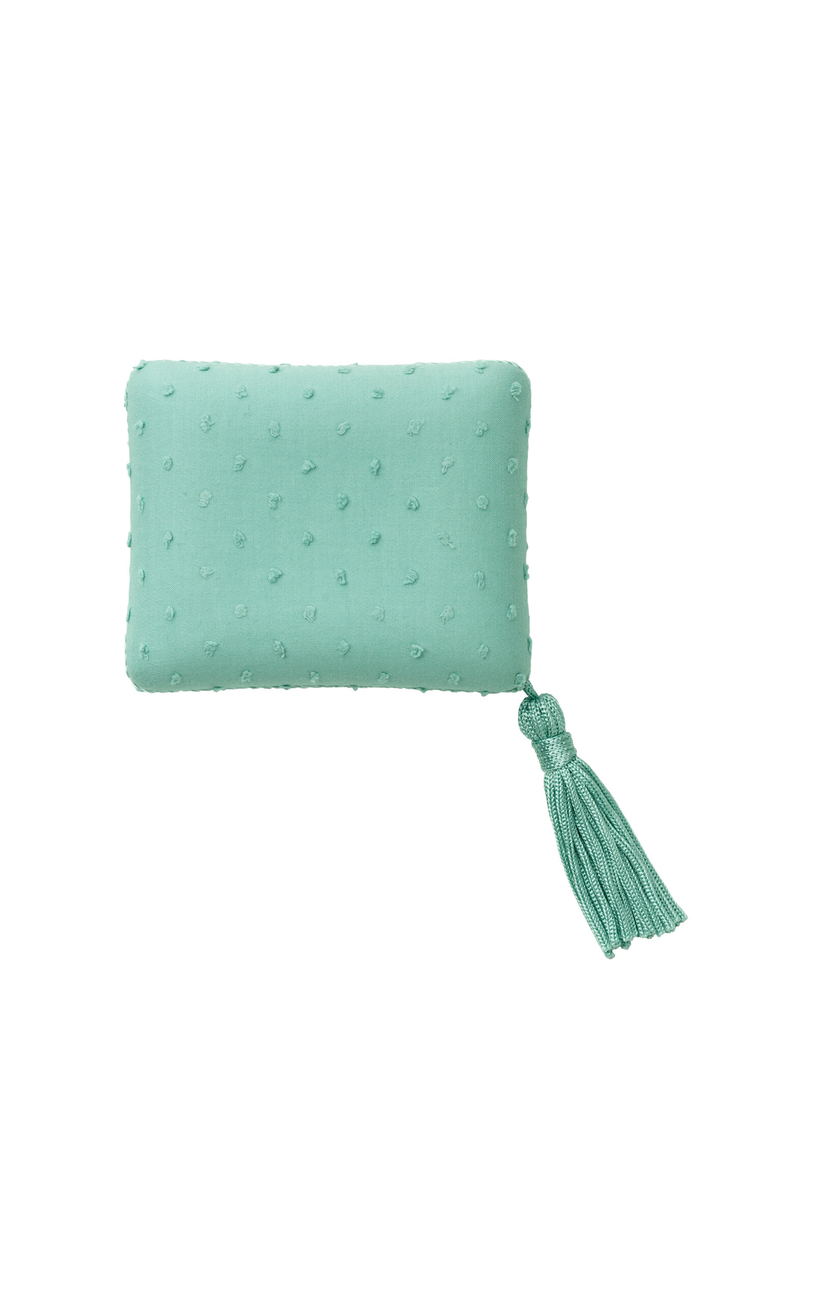 Sophie Bille Brahe Pistacchio Cotton Jewelry Case In Green