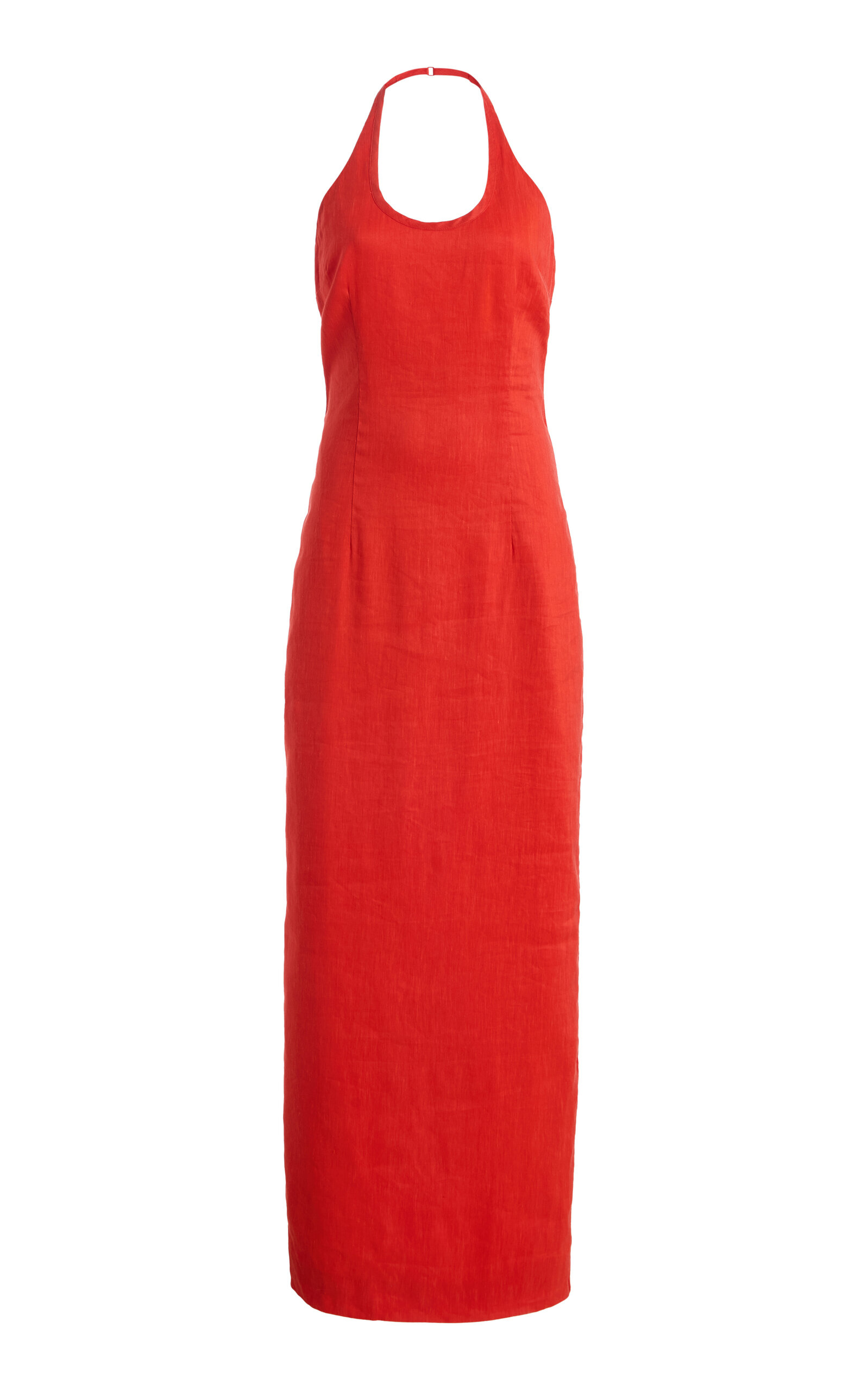 SIR. Elodie Linen-Blend Midi Dress