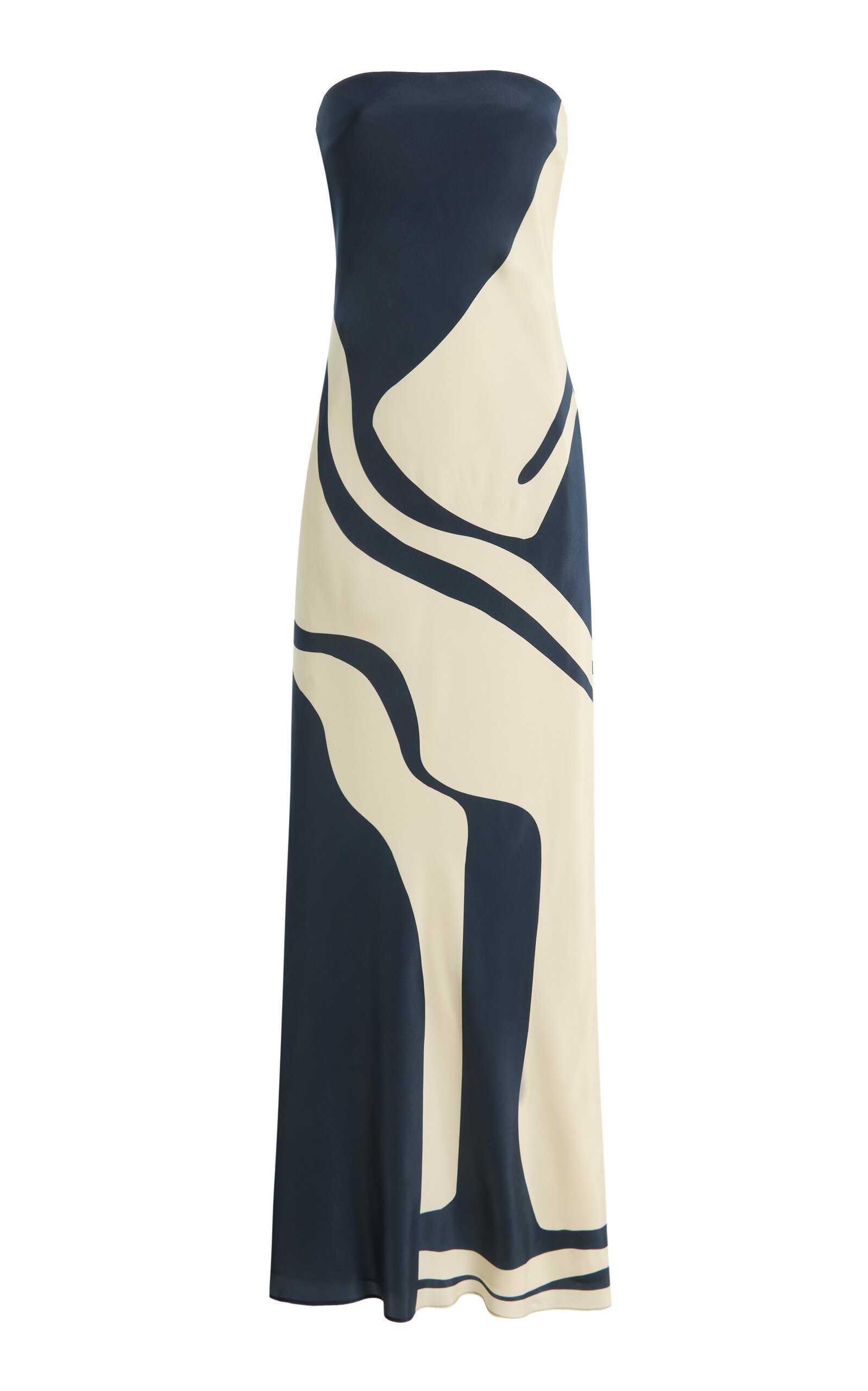 SIR. Lilou Strapless Midi Dress | Thumbnail 2 SIR. Lilou Strapless Midi Dress | Thumbnail 2