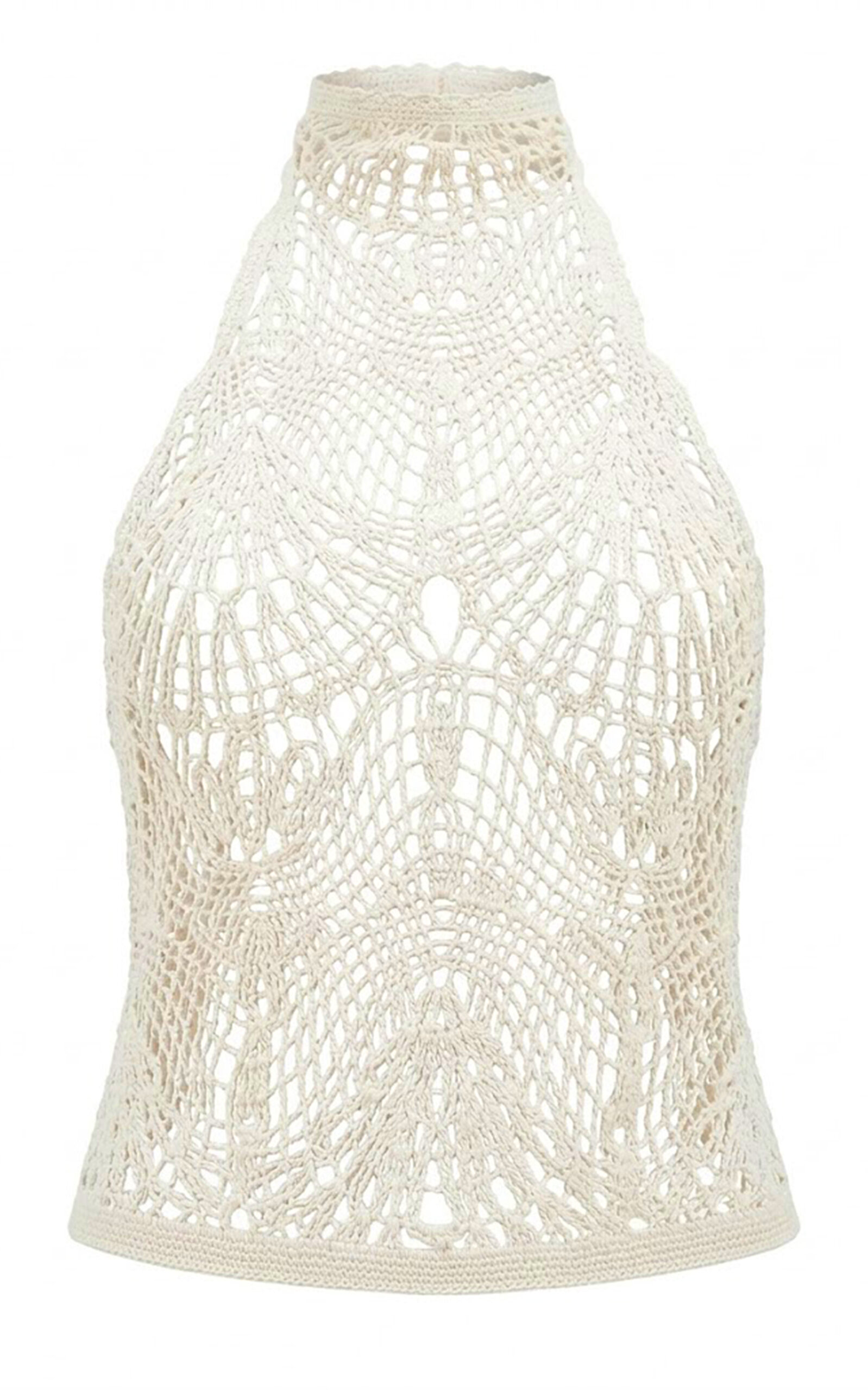 SIEDRÉS Indy Crocheted Lace Top - Men's Clothing