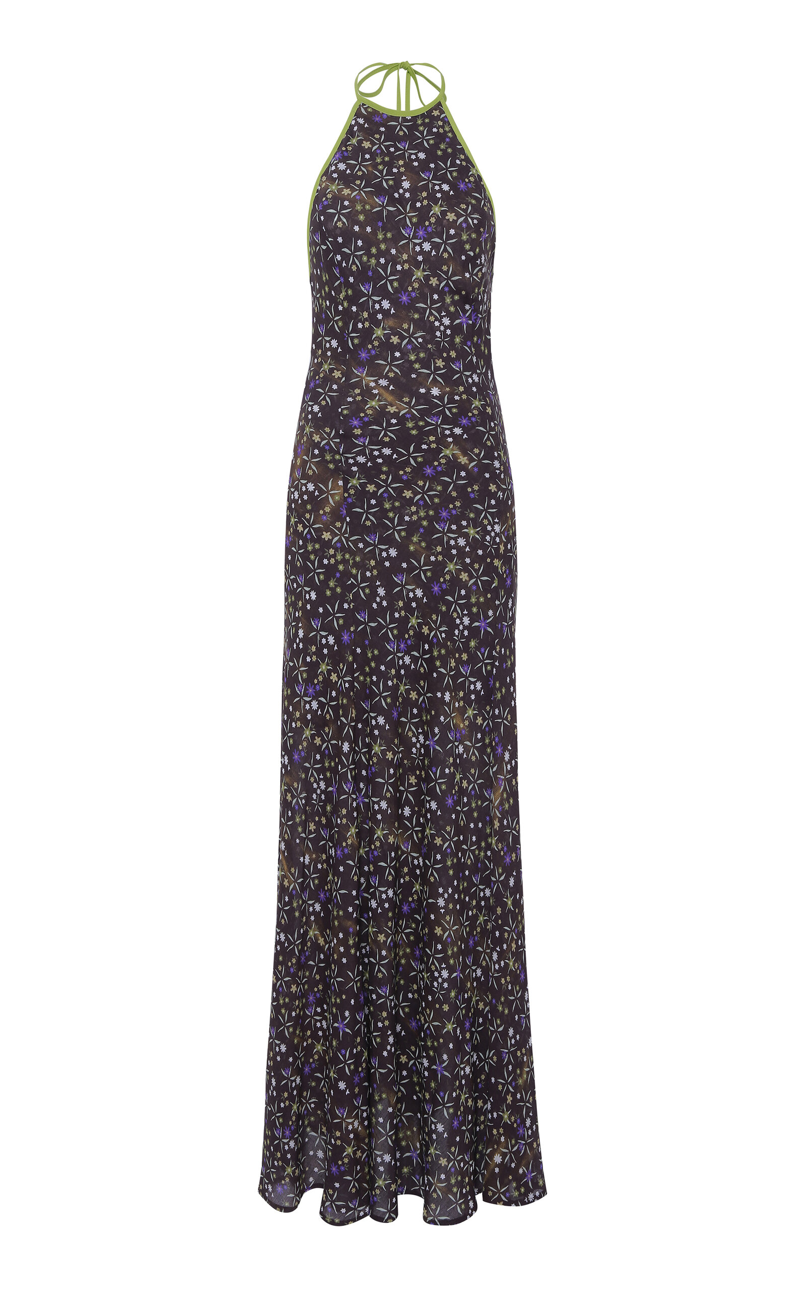 Siedres Charlotte Floral Cotton-voile Maxi Dress In Multi
