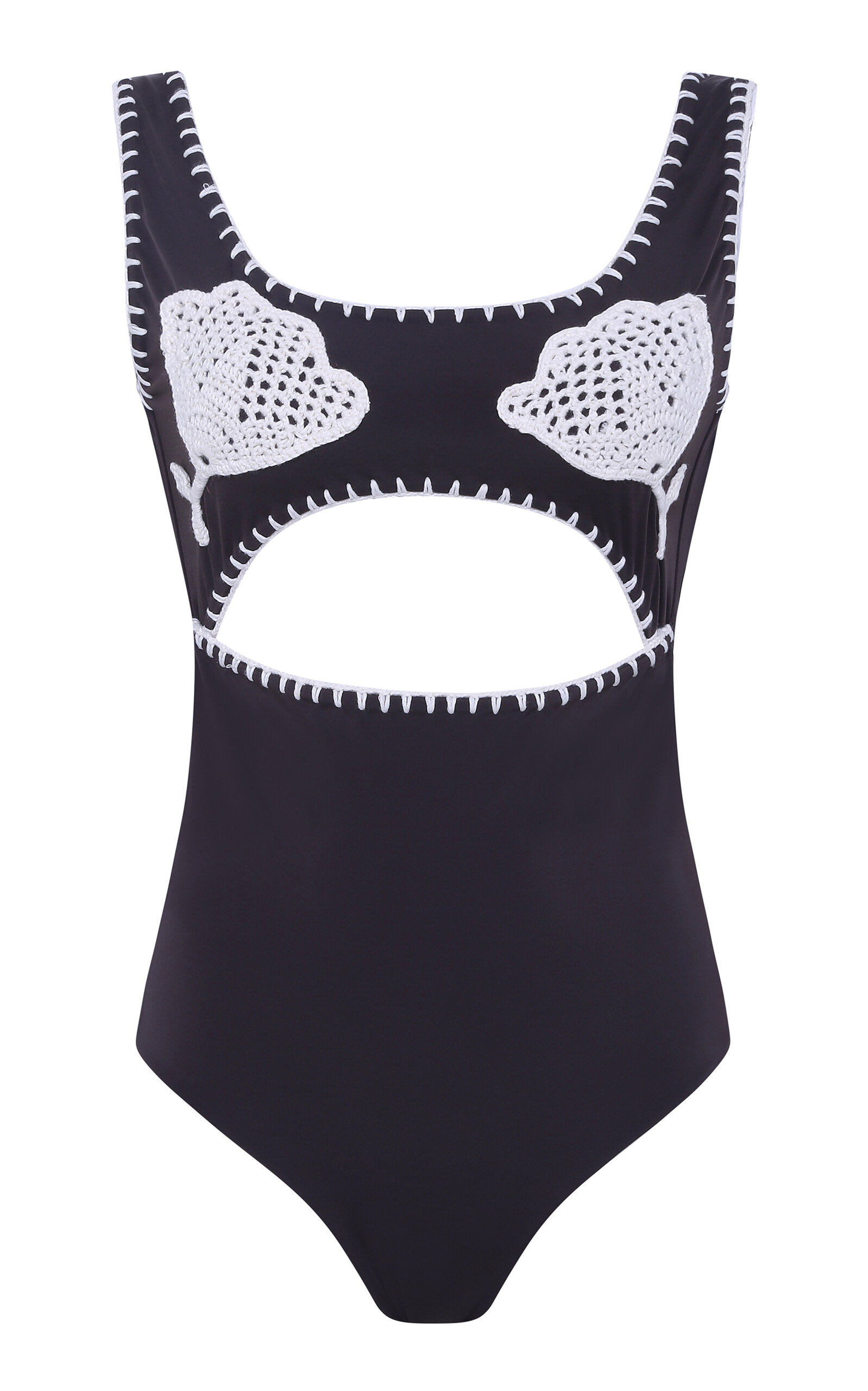 Siedres Lilo Cutout One-piece Swimsuit In Black
