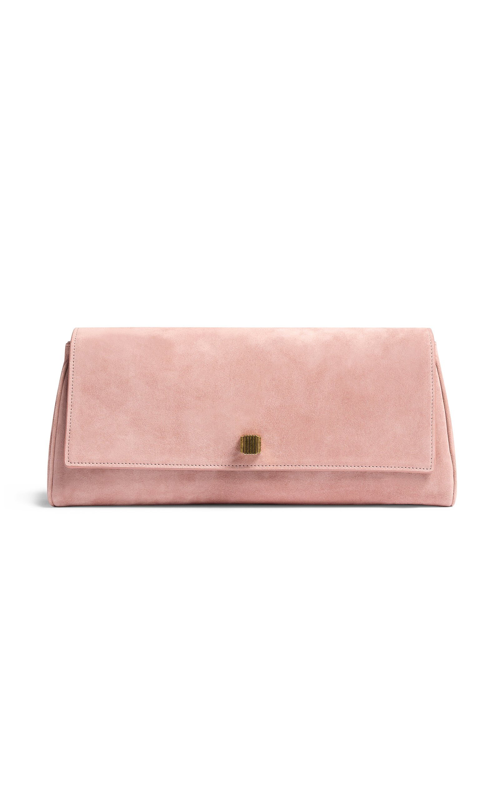 Khaite Audrey Suede Clutch