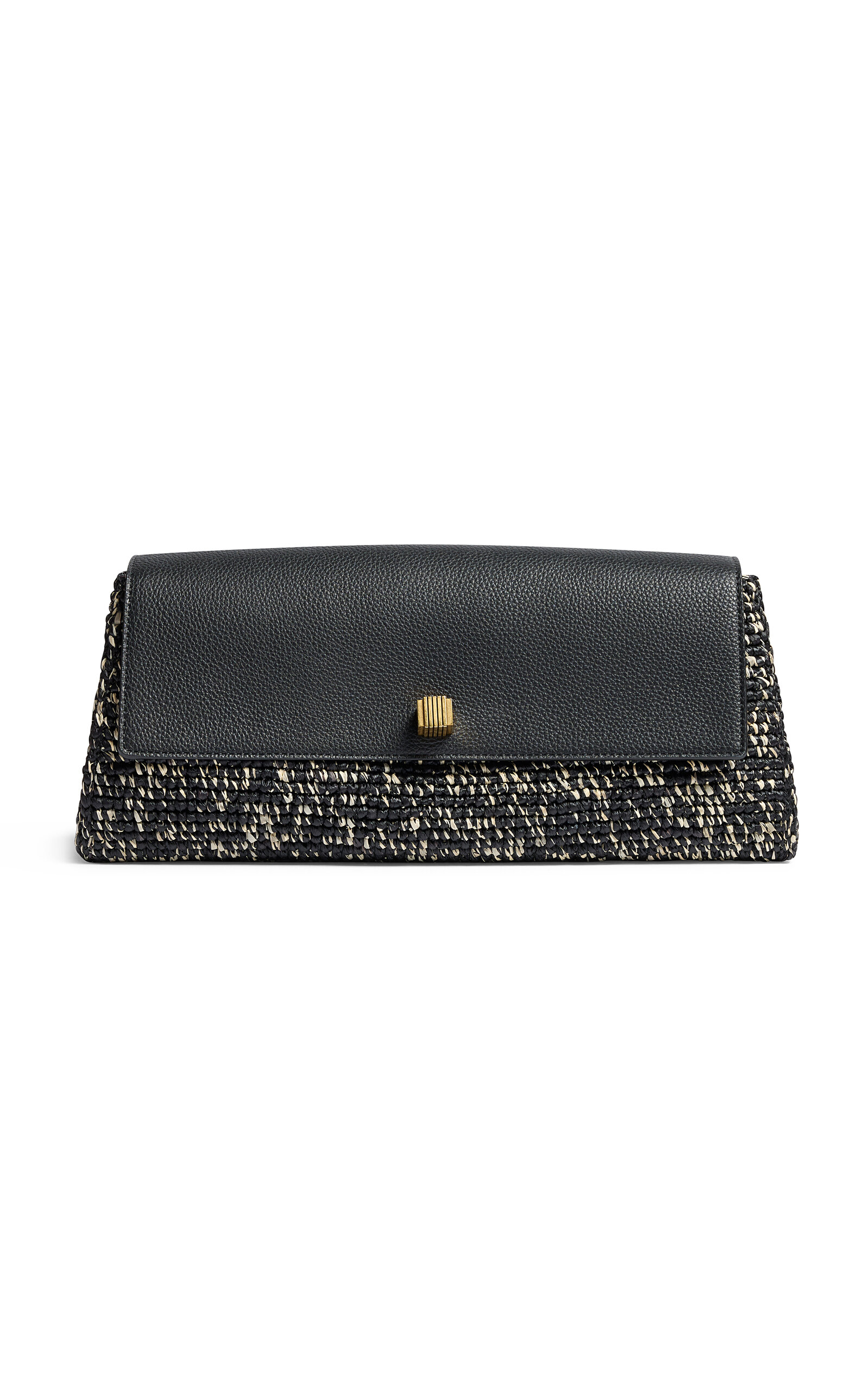 Khaite Audrey Raffia Clutch