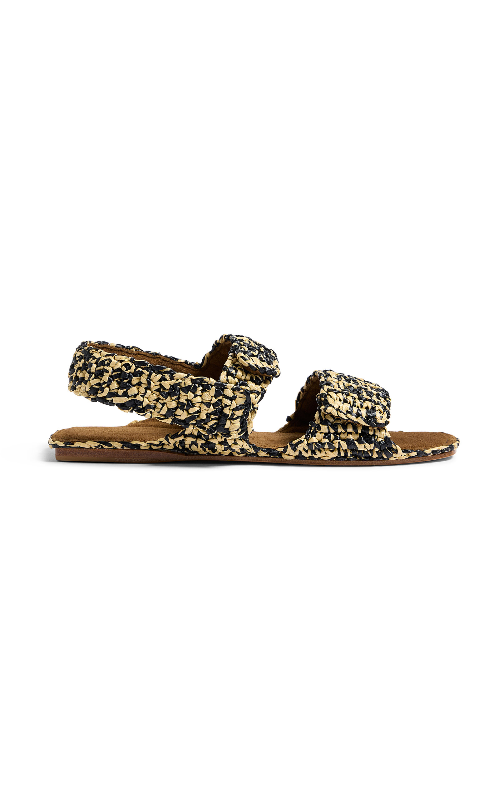 Khaite Boden Raffia Sandals - Moda Operandi