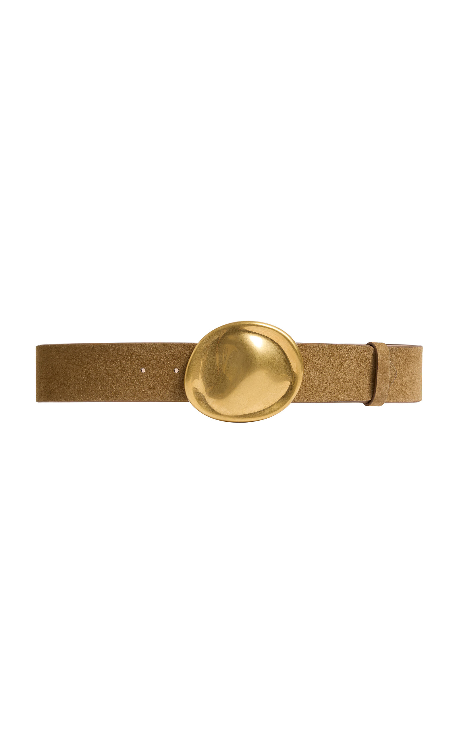 Khaite Keefe Suede Belt