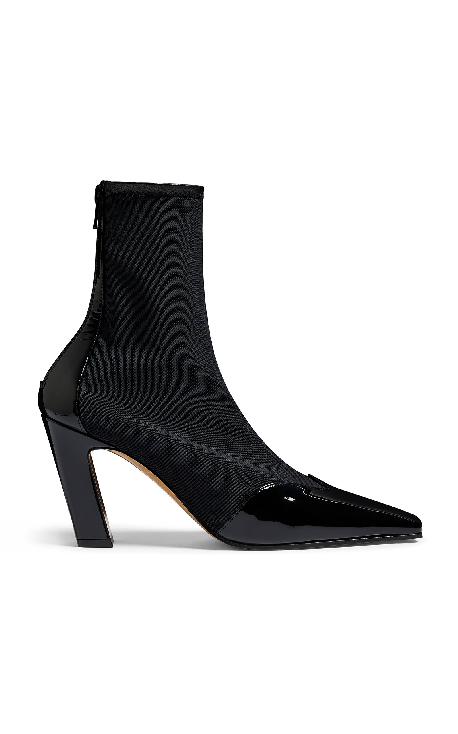 Khaite Nevada Ankle Stretch Boot 85 In Black
