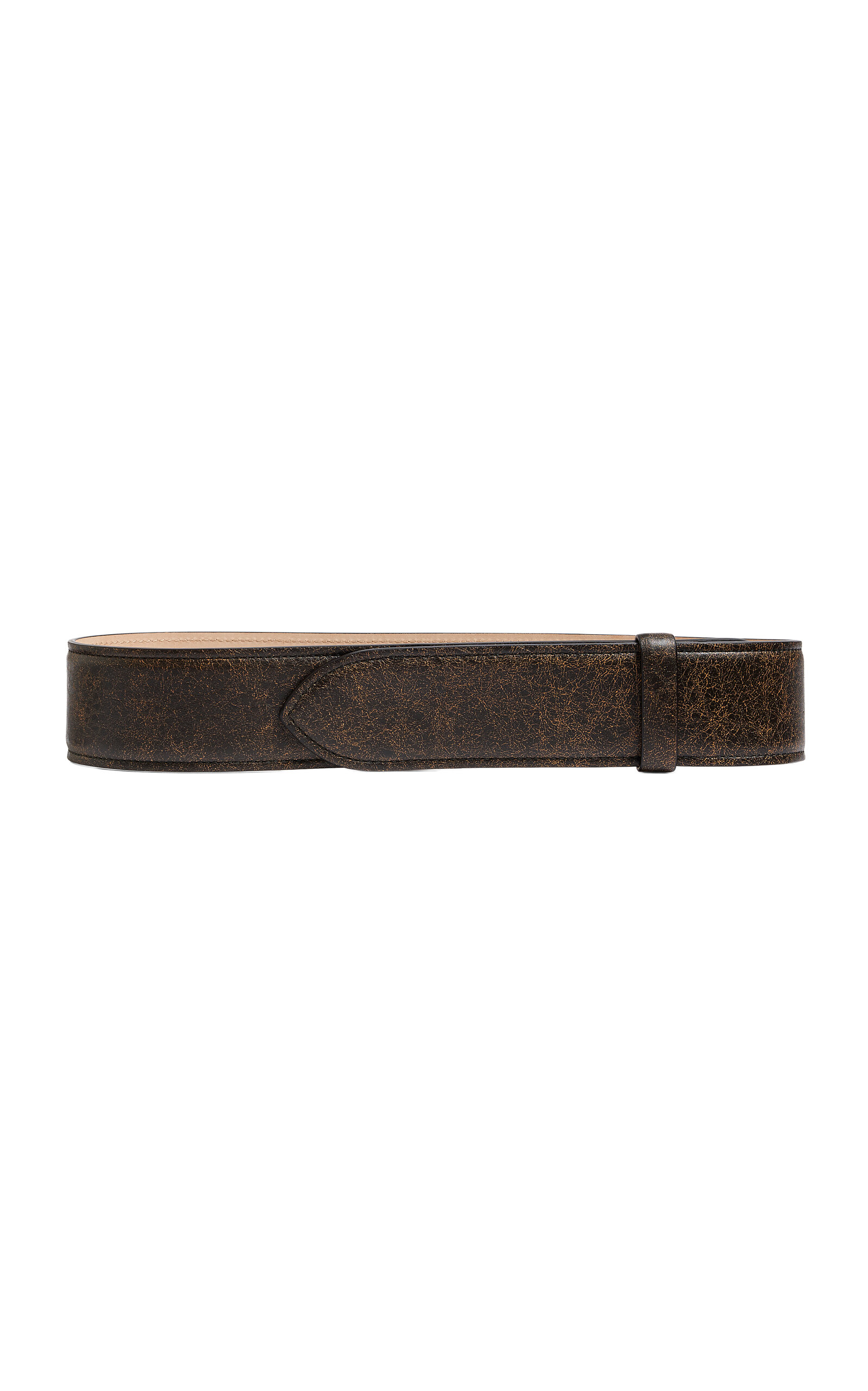 Khaite Theo Waist Belt In Brown