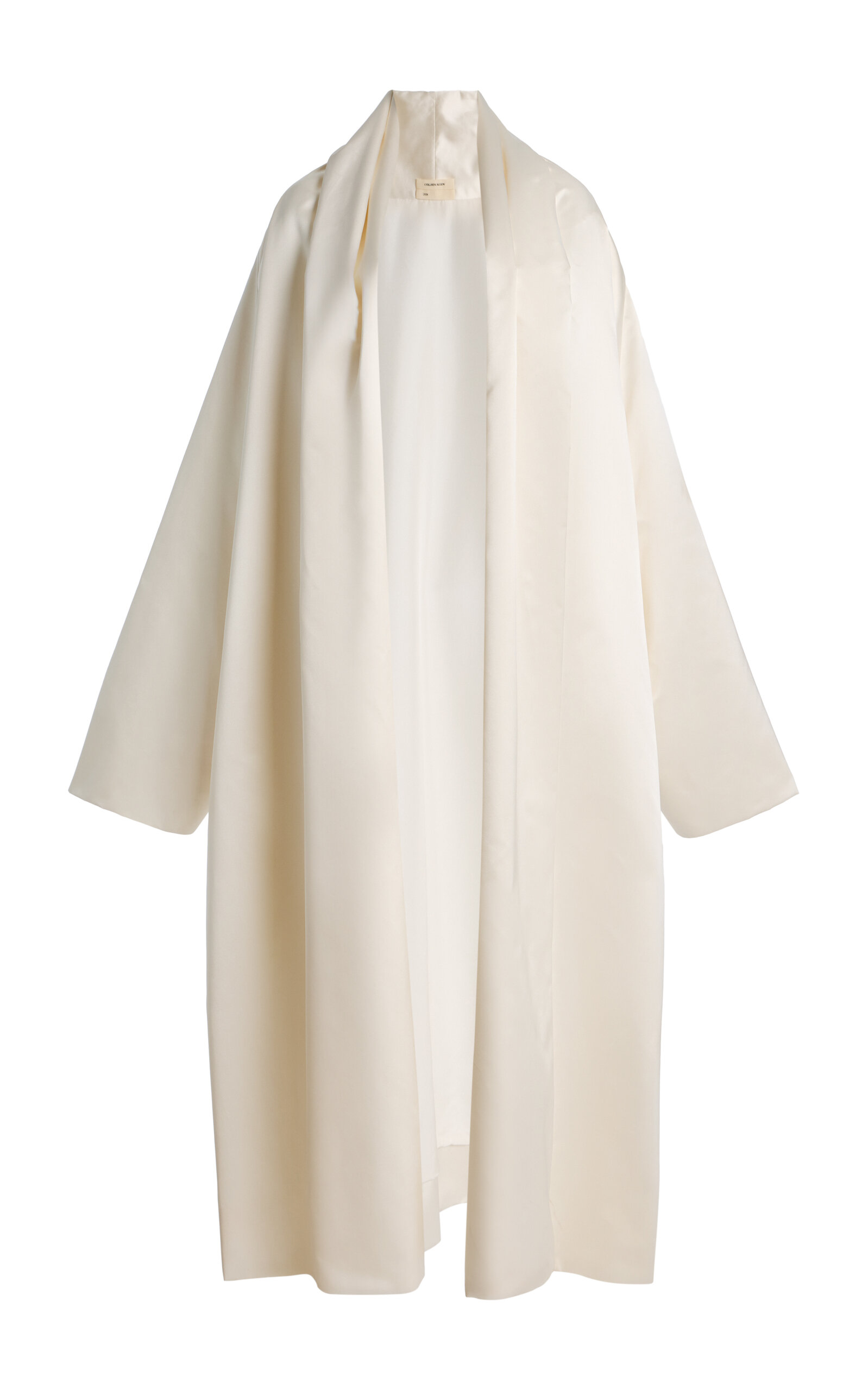 COLLEEN ALLEN Midi Duchesse Silk Cloak