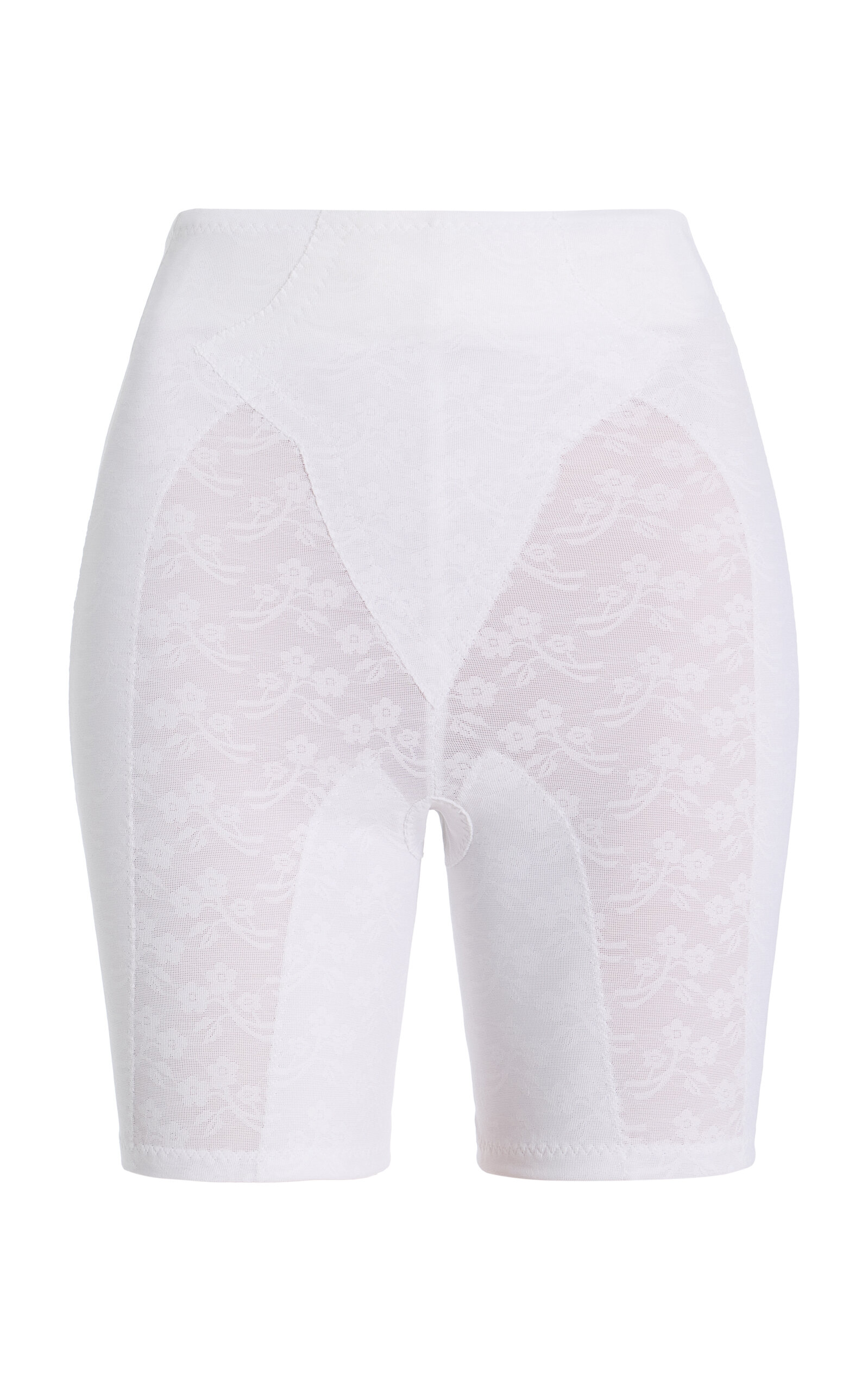 COLLEEN ALLEN Contour Lace Shorts - White - XS