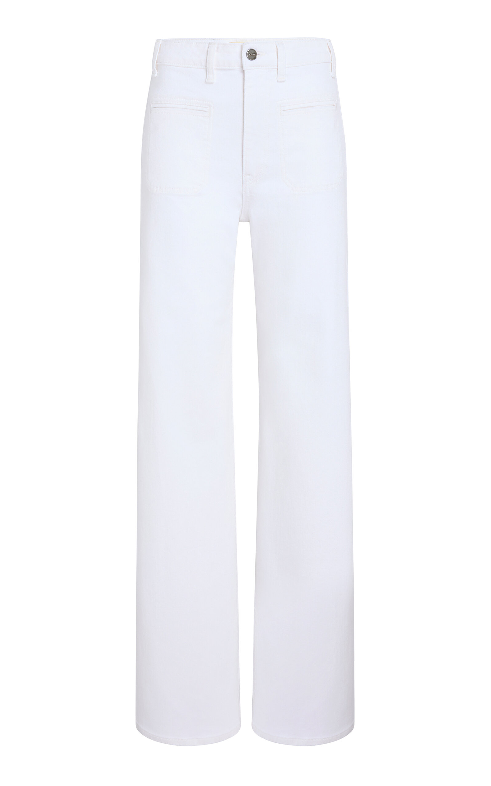 Khaite Delmonico Stretch High-Rise Wide-Leg Jeans