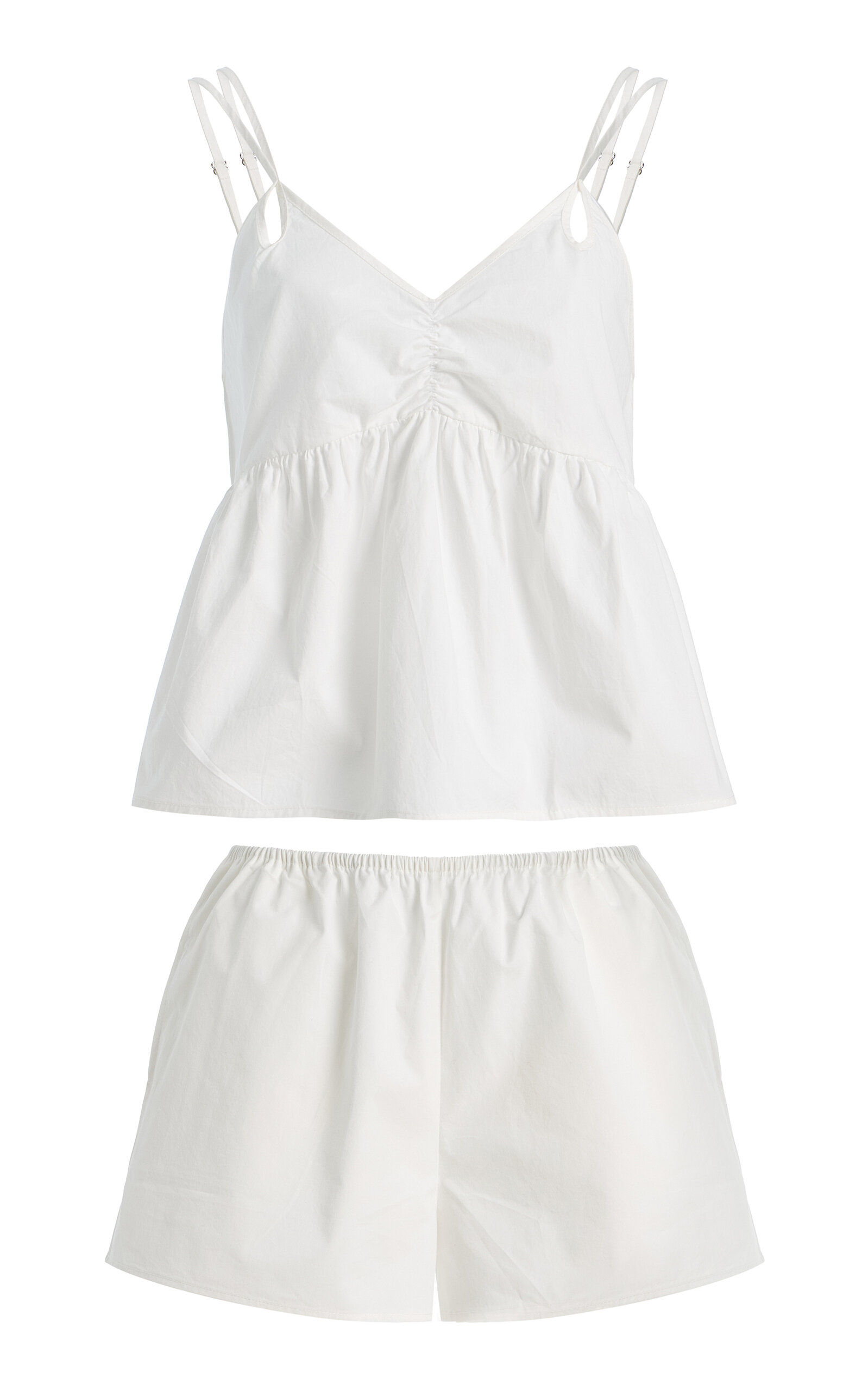 Deiji Studios Bind Cotton-Poplin Short Set - Moda Operandi