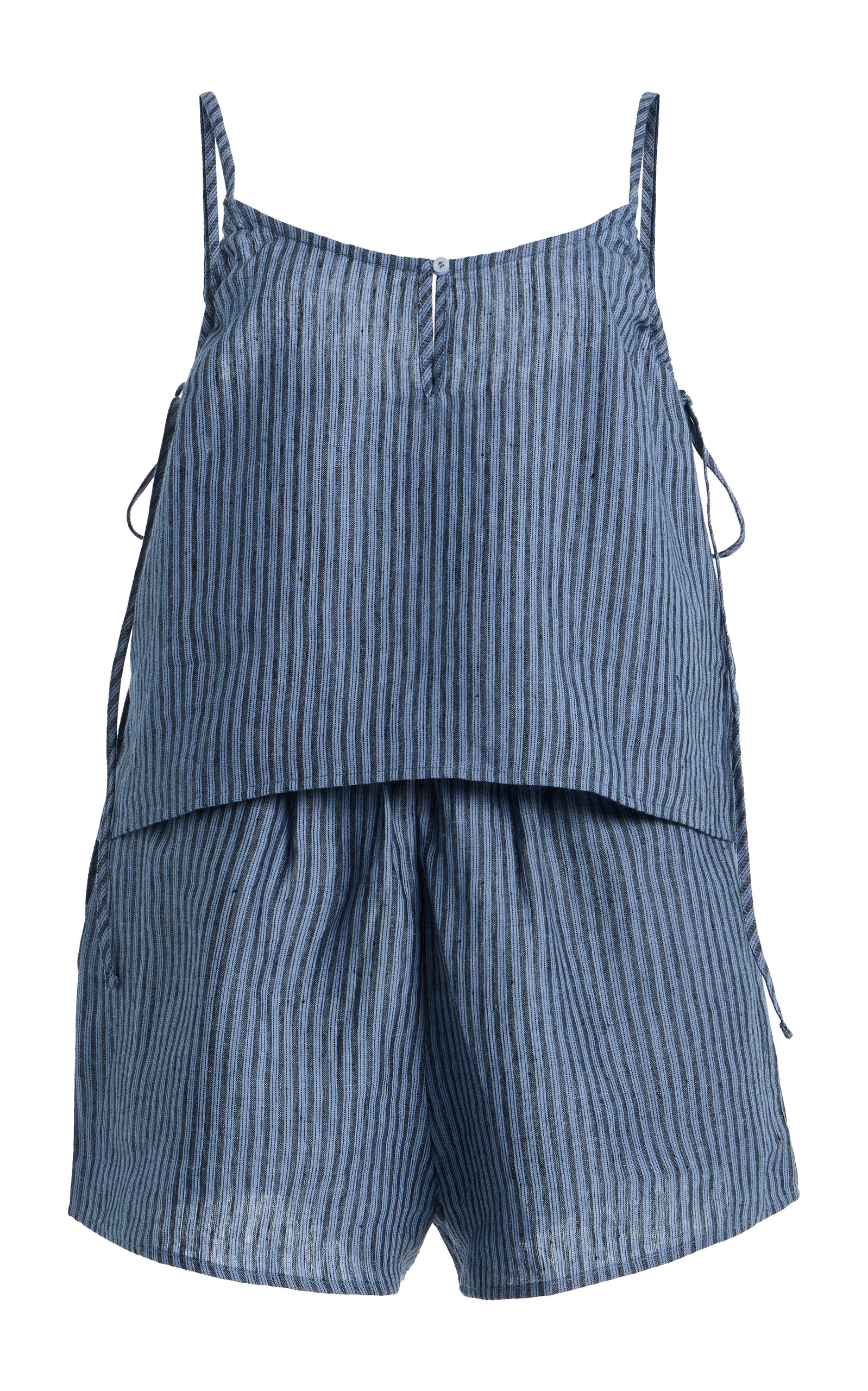 Deiji Studios Striped Linen Set