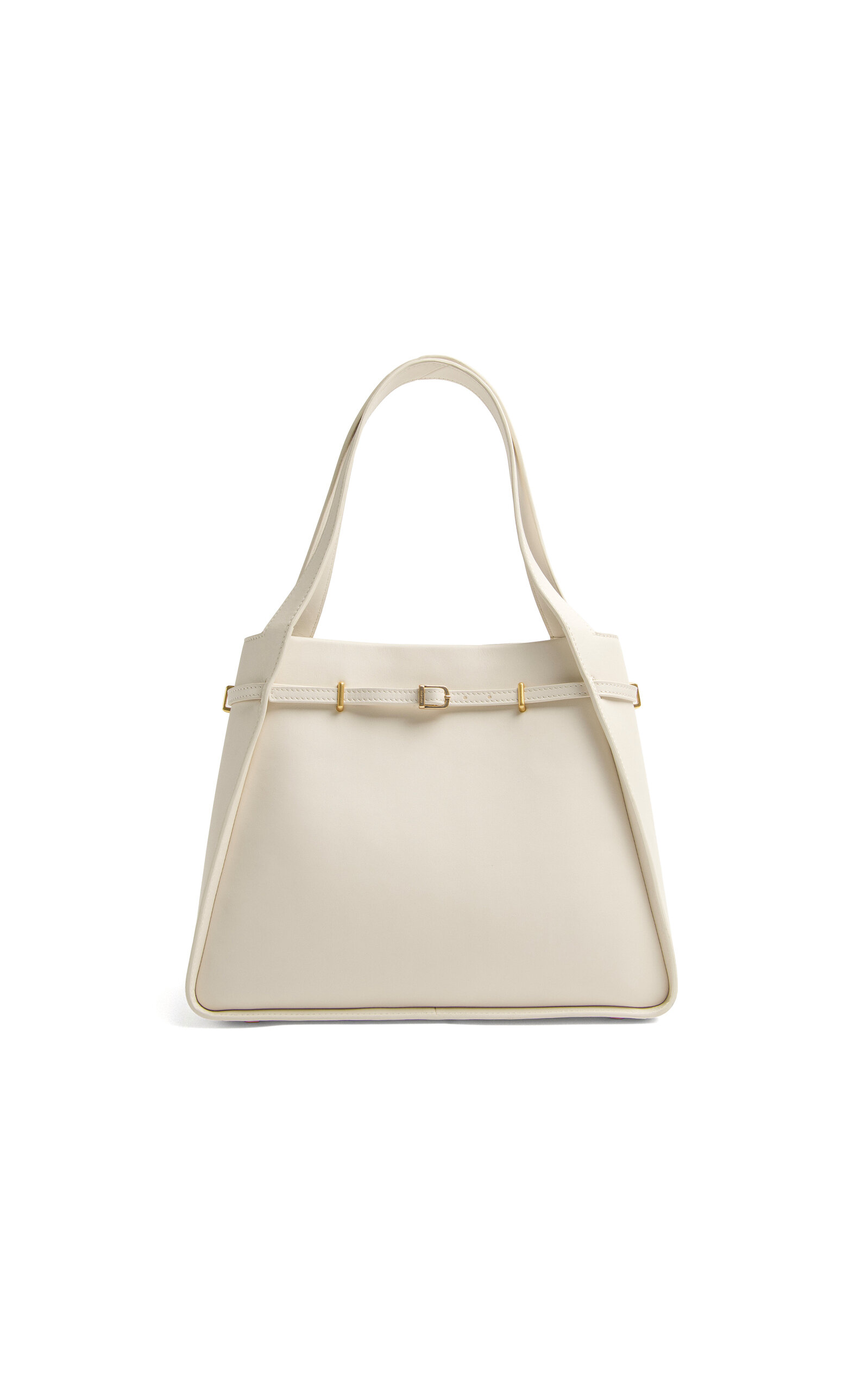 SIMKHAI Cleo Leather Tote - Ivory - OS