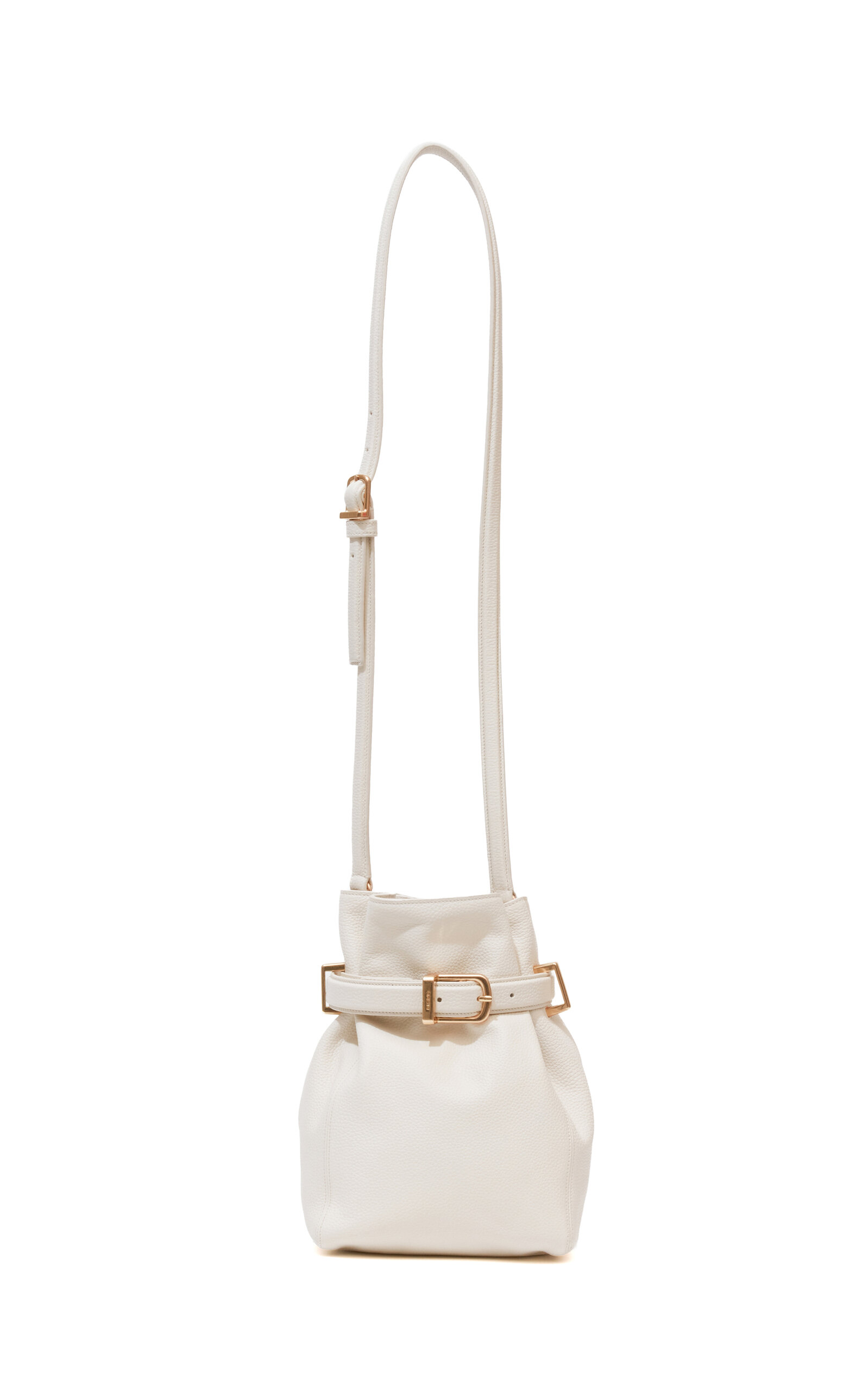 SIMKHAI River Leather Bucket Bag - White - OS