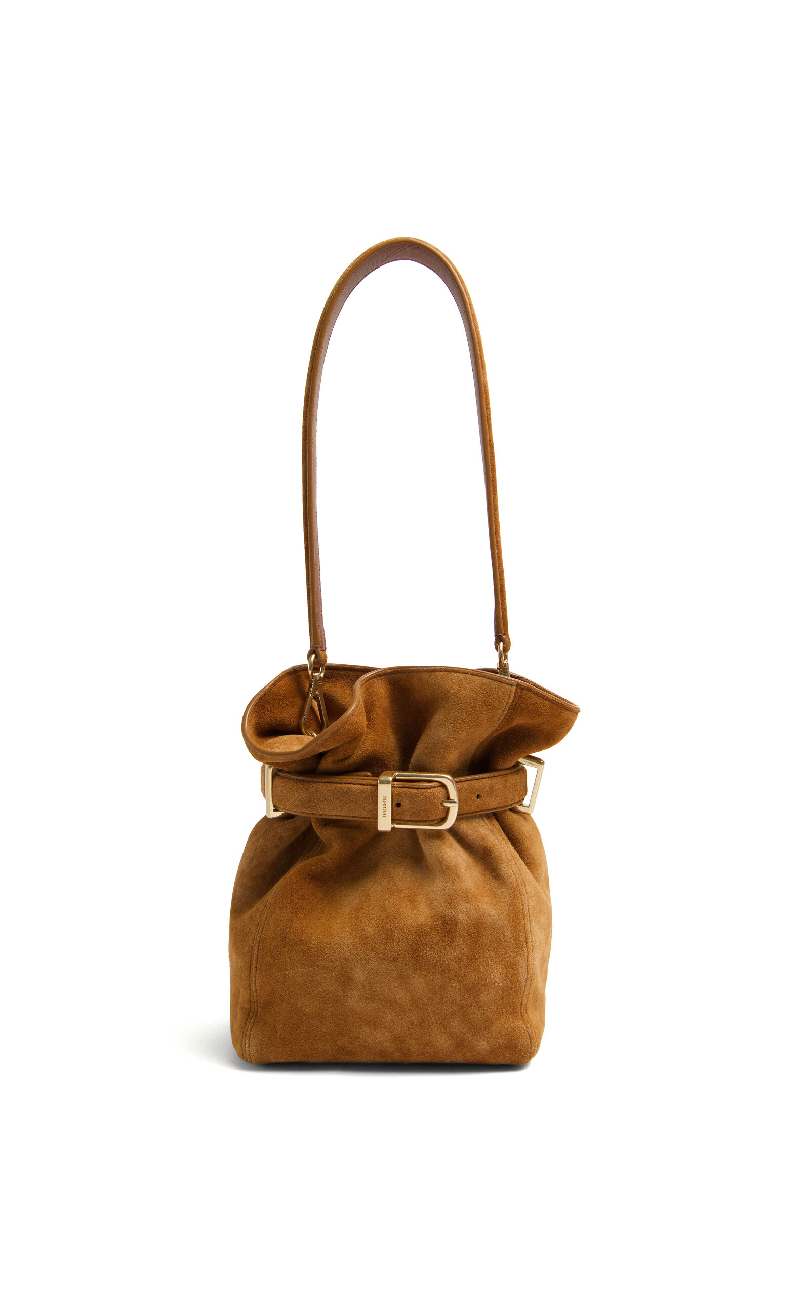 SIMKHAI River Sunbleached Suede Bucket Bag - Brown - OS