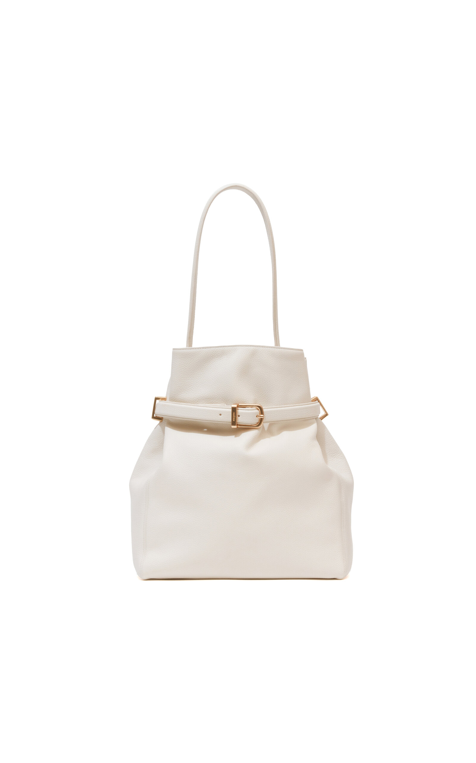 SIMKHAI River Large Leather Bucket Bag - White - OS
