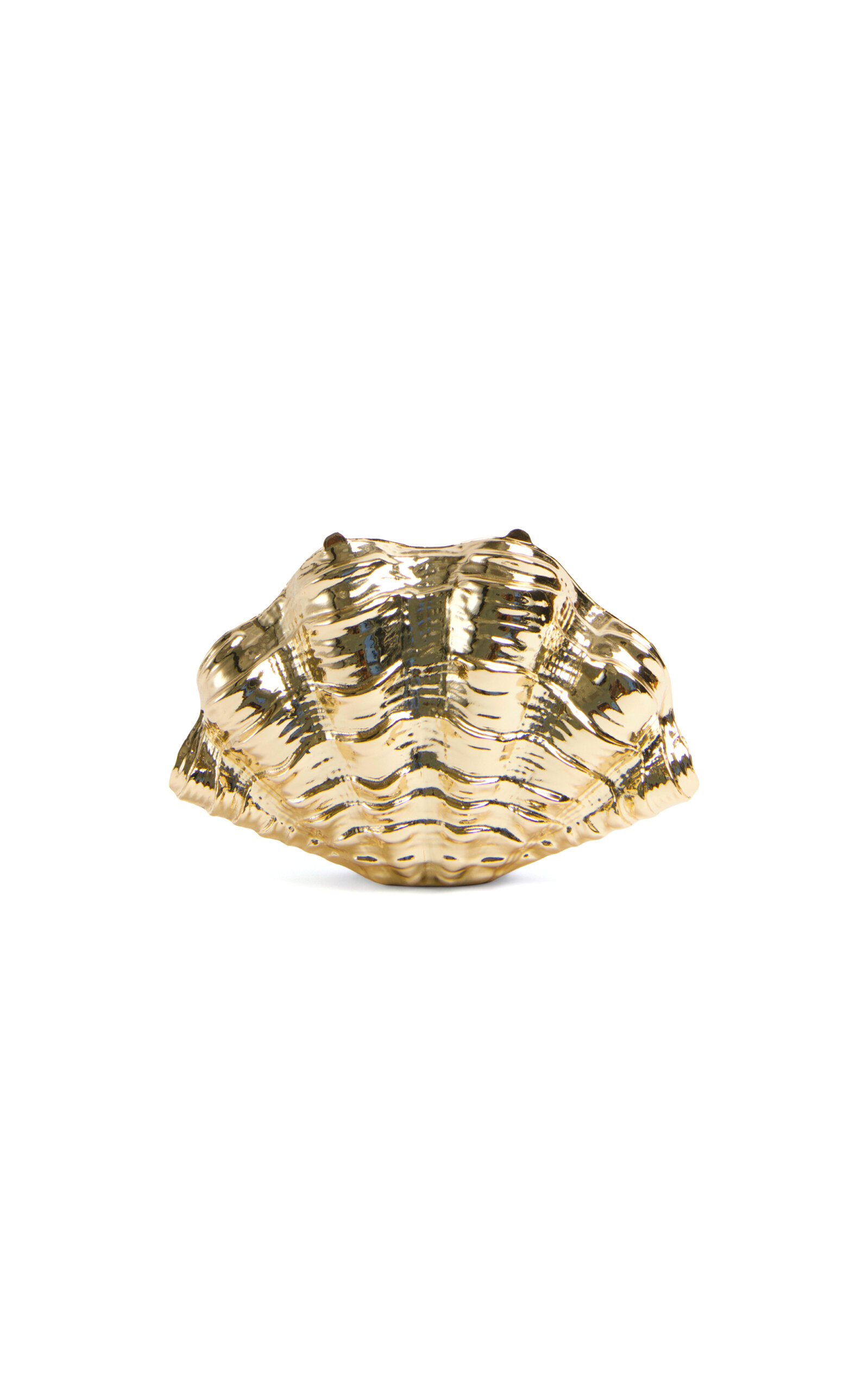 SIMKHAI Venus Metal Shell Clutch - Gold - OS