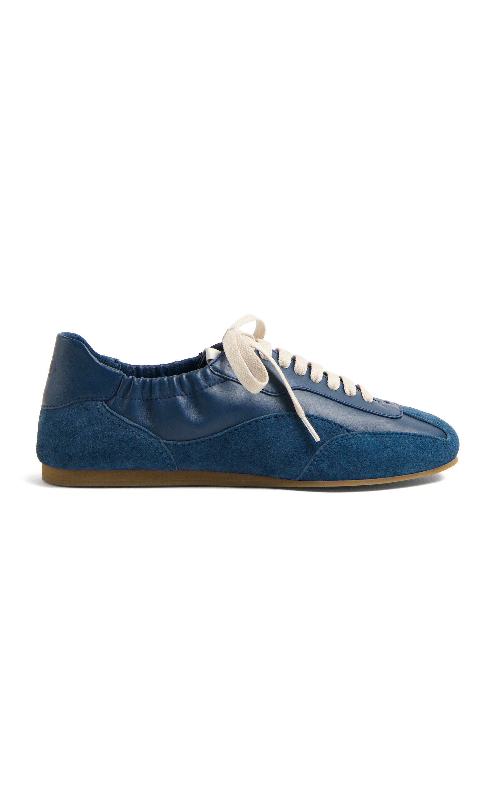 SIMKHAI Georgie Elasticized Leather Sneakers - Women's Shoes