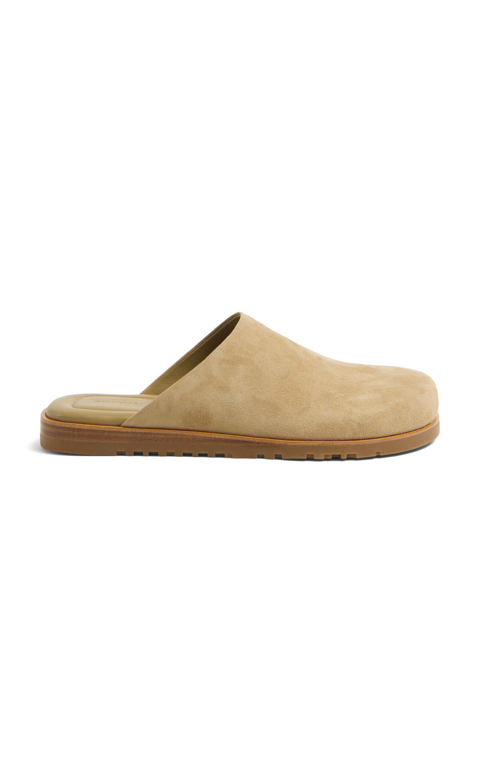 Simkhai Emery Suede Clog In Neutral