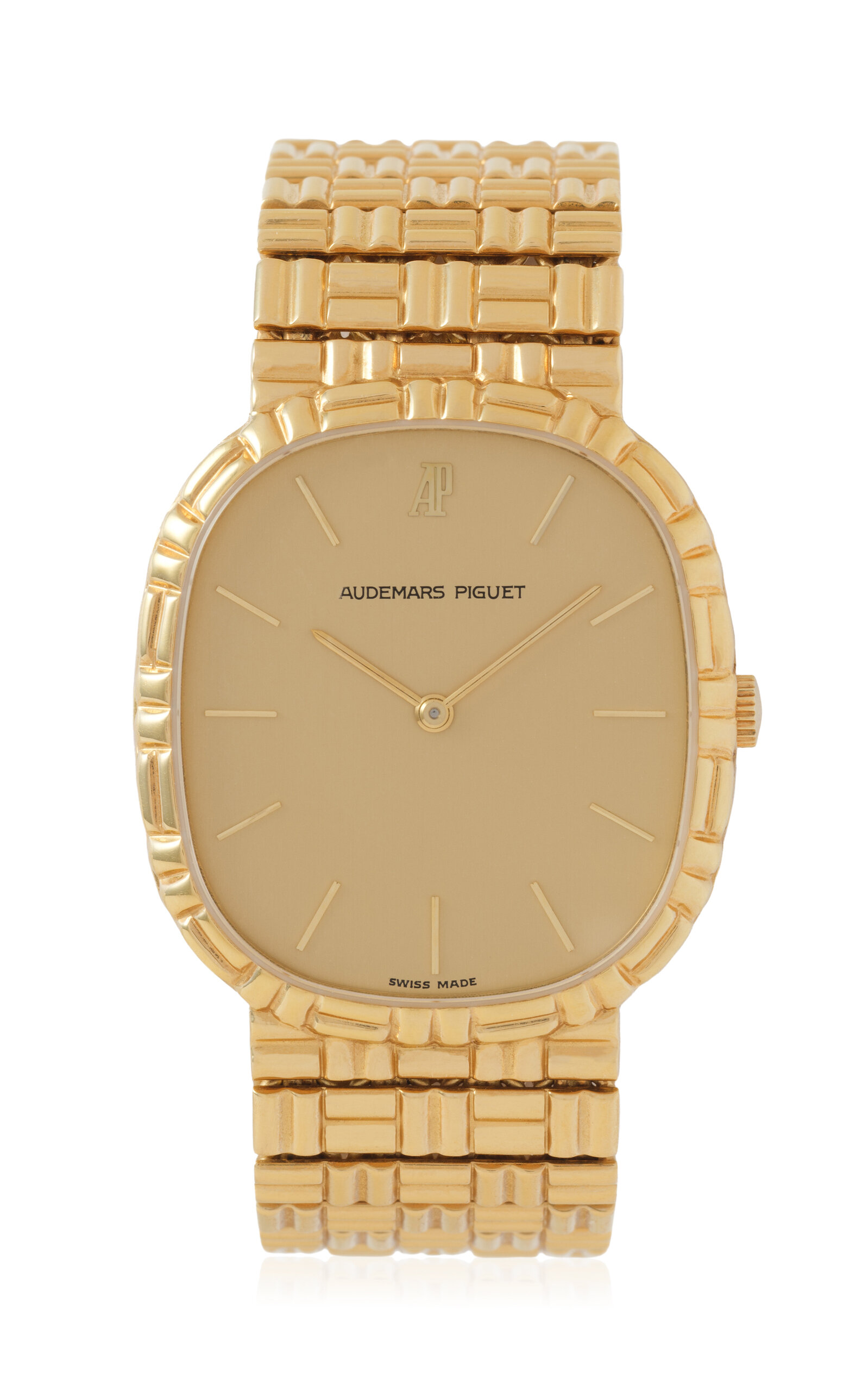 Stephanie Windsor 18k Yellow Gold Vintage Audemars Piguet Bamboo In Gold