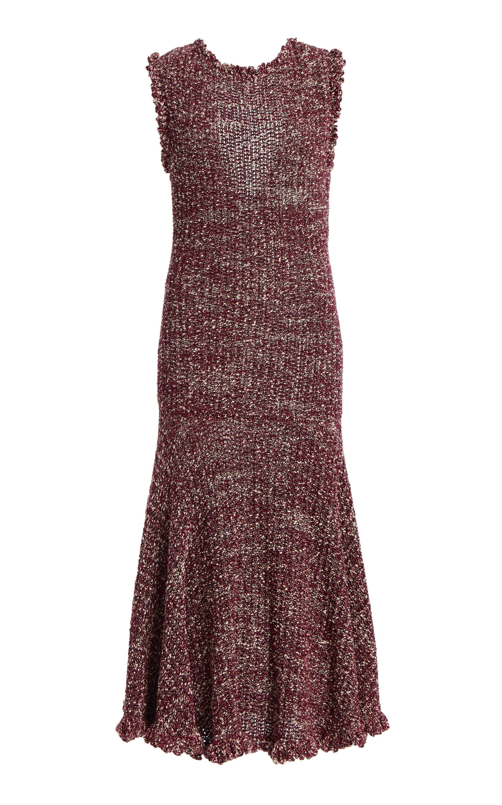 Proenza Schouler Colette Cotton-Linen Maxi Dress - Red