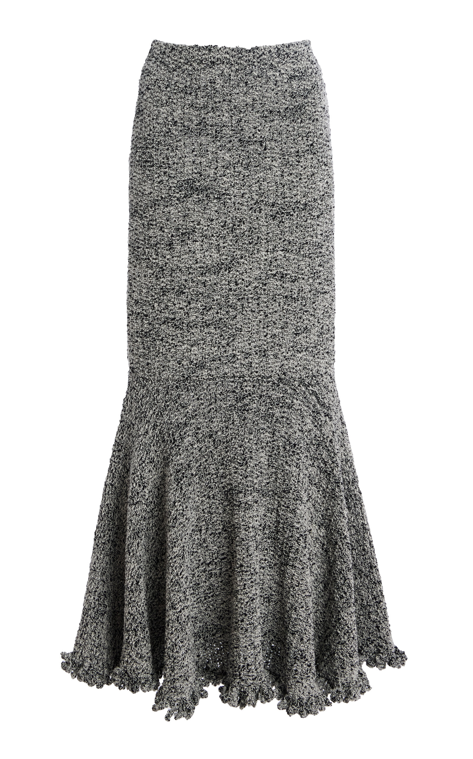 Proenza Schouler Colette Cotton-linen Maxi Skirt In Gray