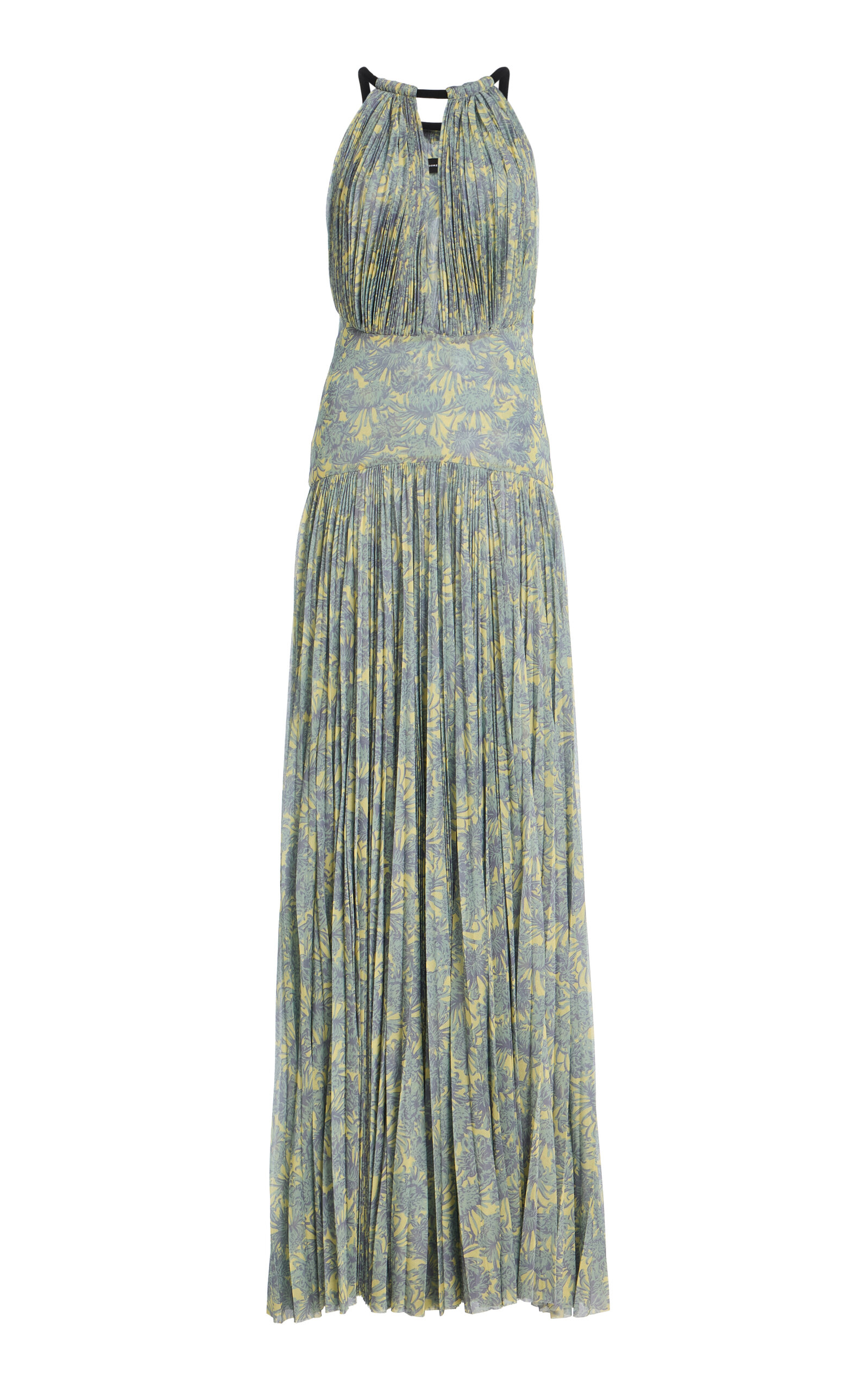 Proenza Schouler Aveline Printed Plisse Maxi Dress - Women's Clothing