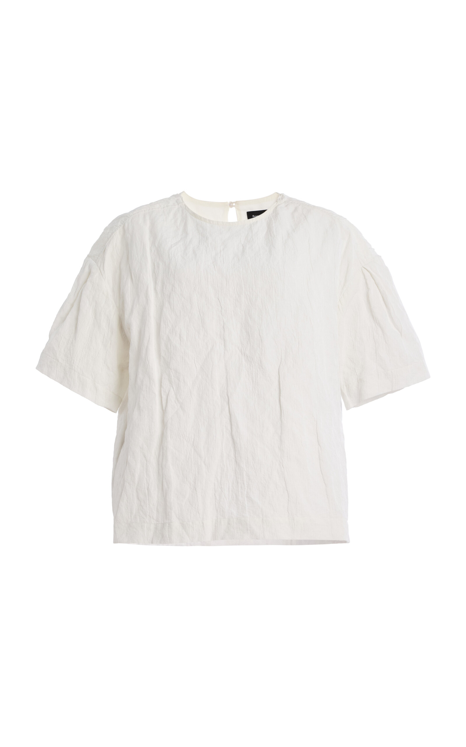 Proenza Schouler Hansly Top In Memory Cotton In White