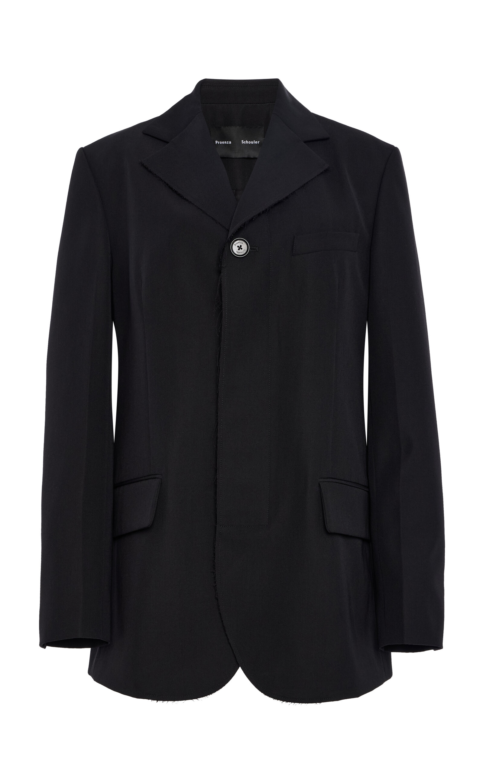 Proenza Schouler Theodora Cotton-wool Jacket In Blue