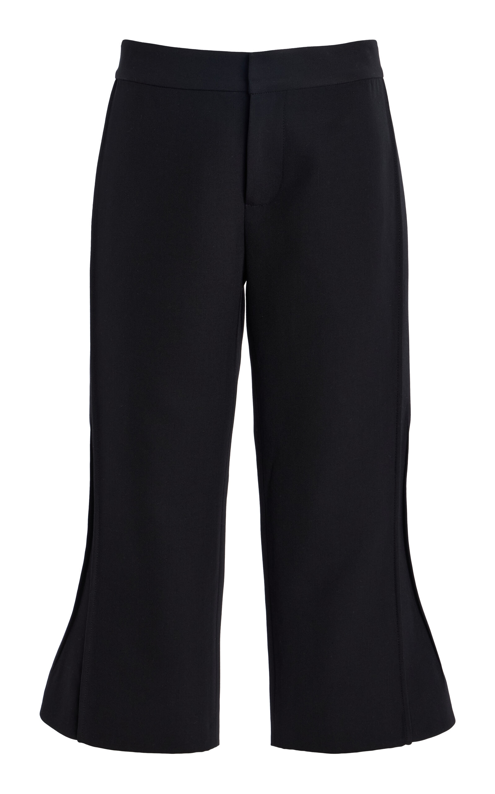Proenza Schouler Tal Cotton-wool Pants In Black
