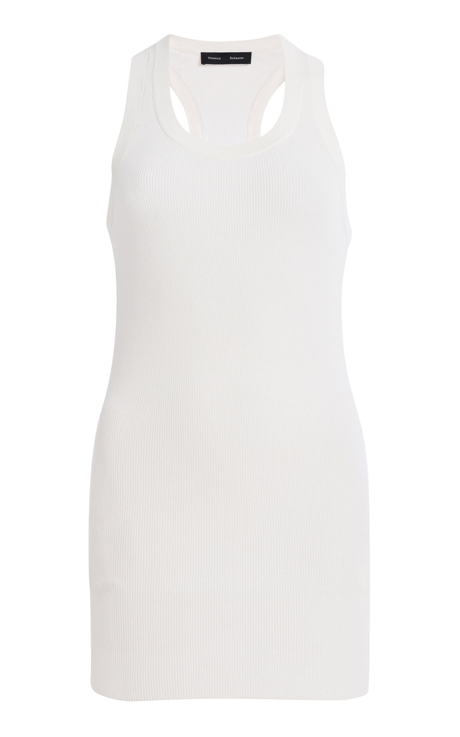 Proenza Schouler Roberts Ribbed Tank Top - White