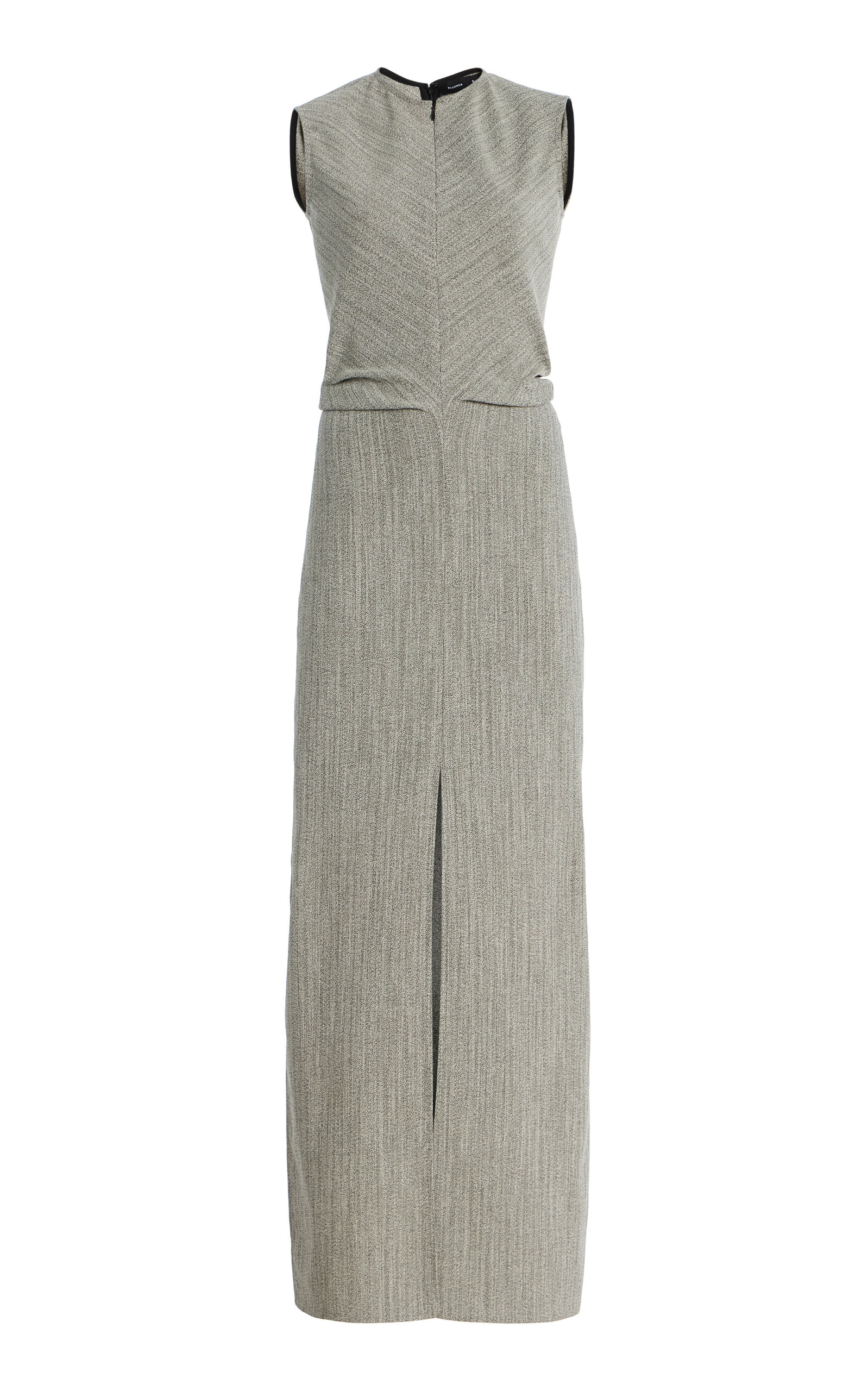 Proenza Schouler Selene Cotton-Blend Maxi Dress - Grey