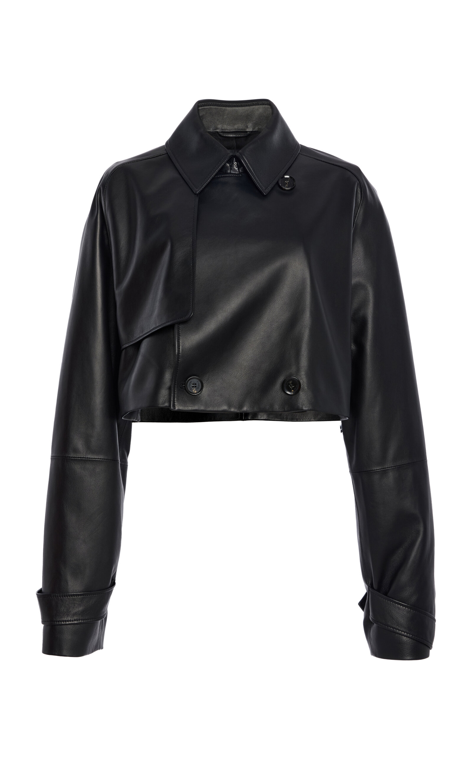 Proenza Schouler Della Leather Jacket - Black - XL