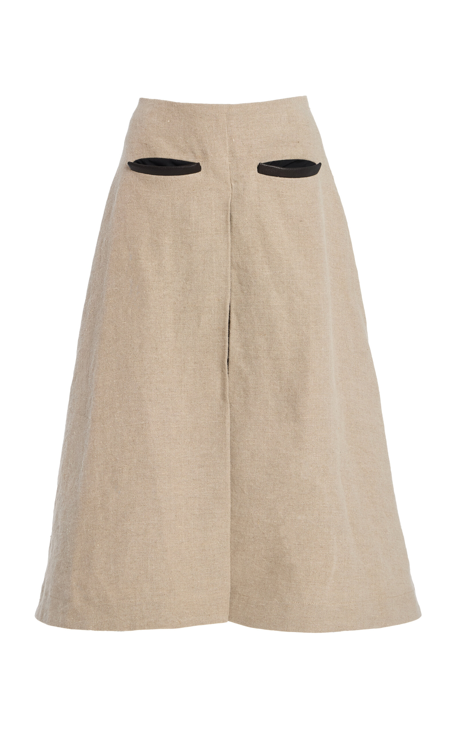 Zankov Eveline Cotton Skirt In Neutral